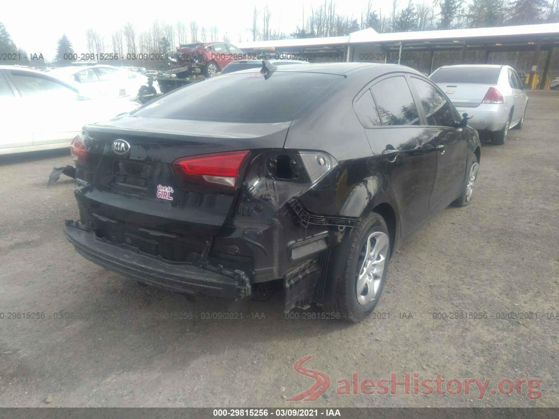 3KPFK4A7XHE038653 2017 KIA FORTE