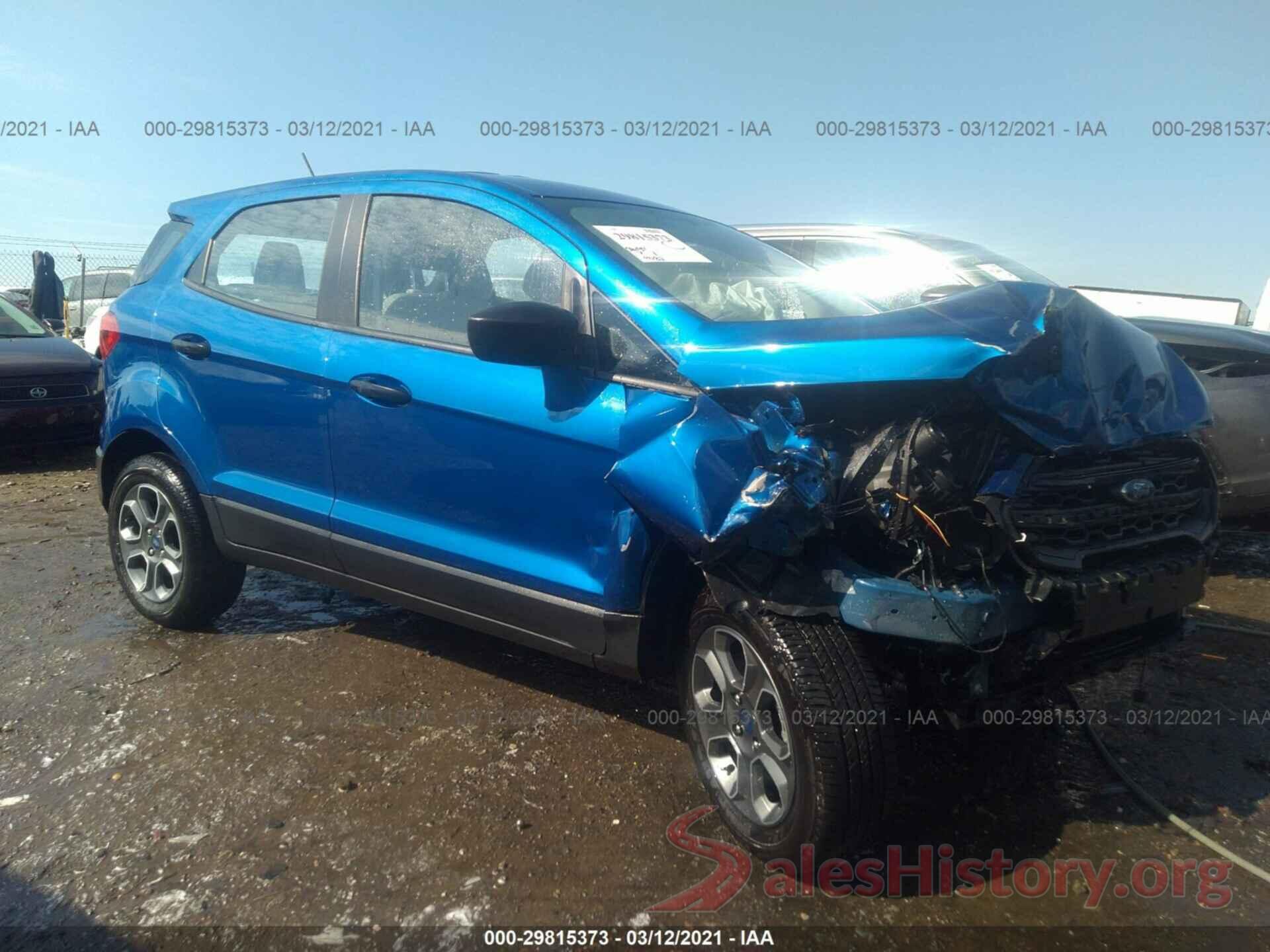 MAJ3S2FEXLC365994 2020 FORD ECOSPORT