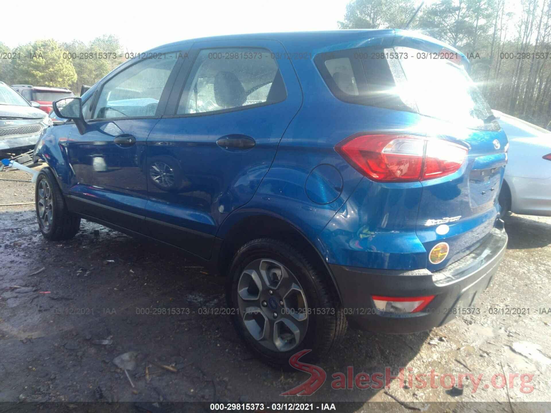 MAJ3S2FEXLC365994 2020 FORD ECOSPORT