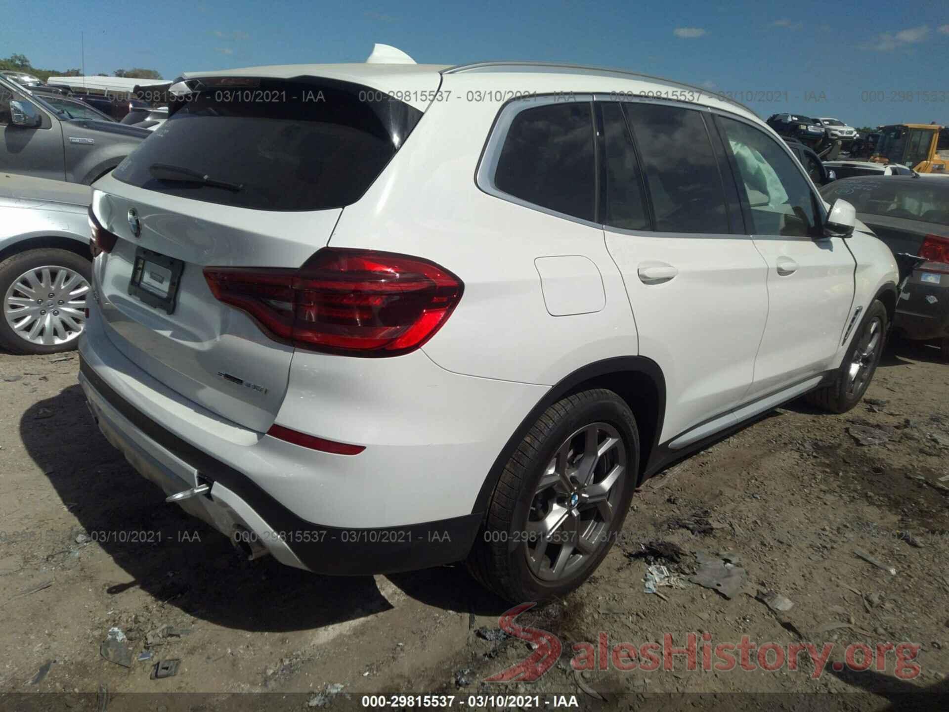 5UXTY3C05M9E68943 2021 BMW X3