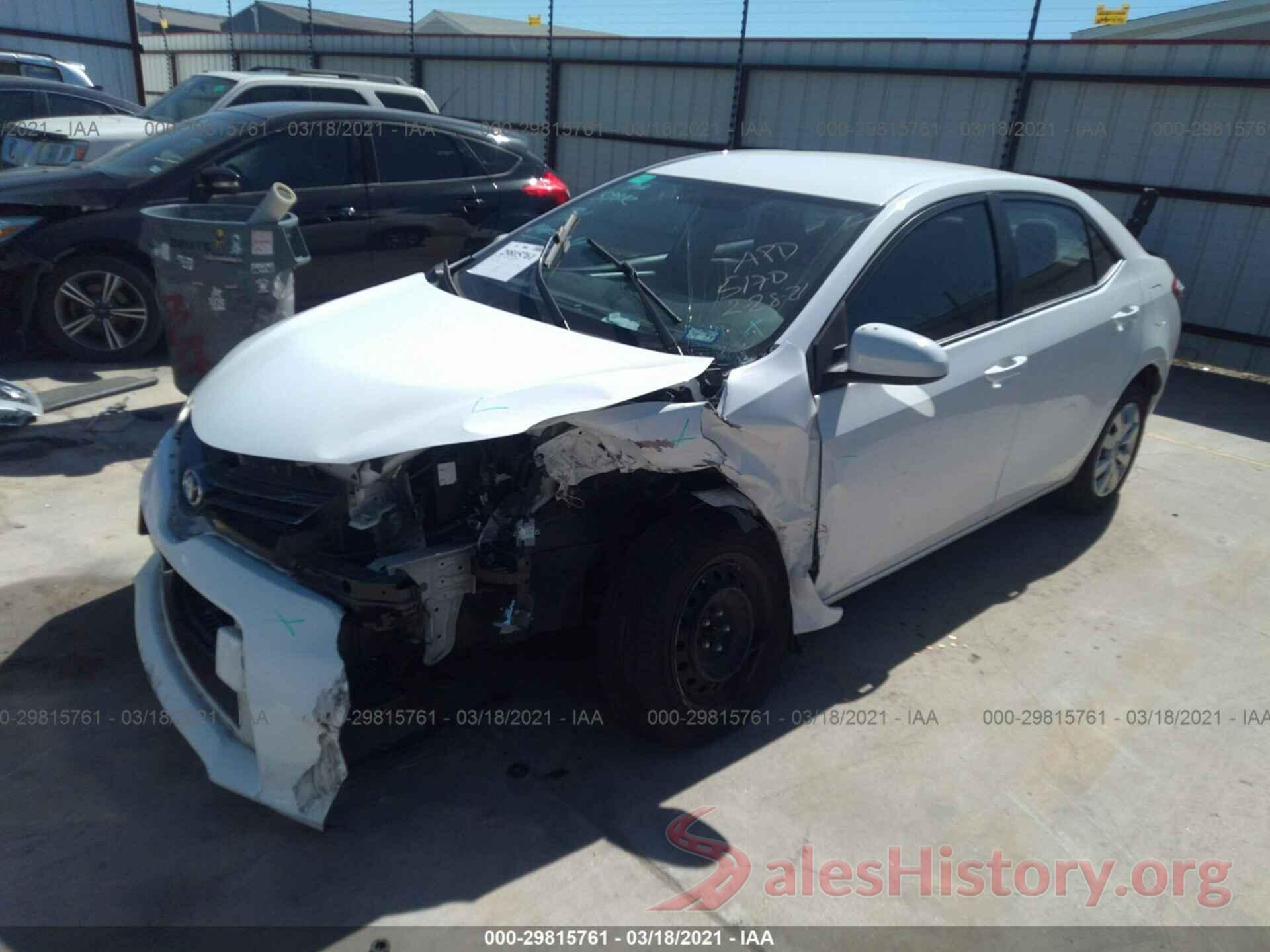 5YFBURHE0GP372813 2016 TOYOTA COROLLA