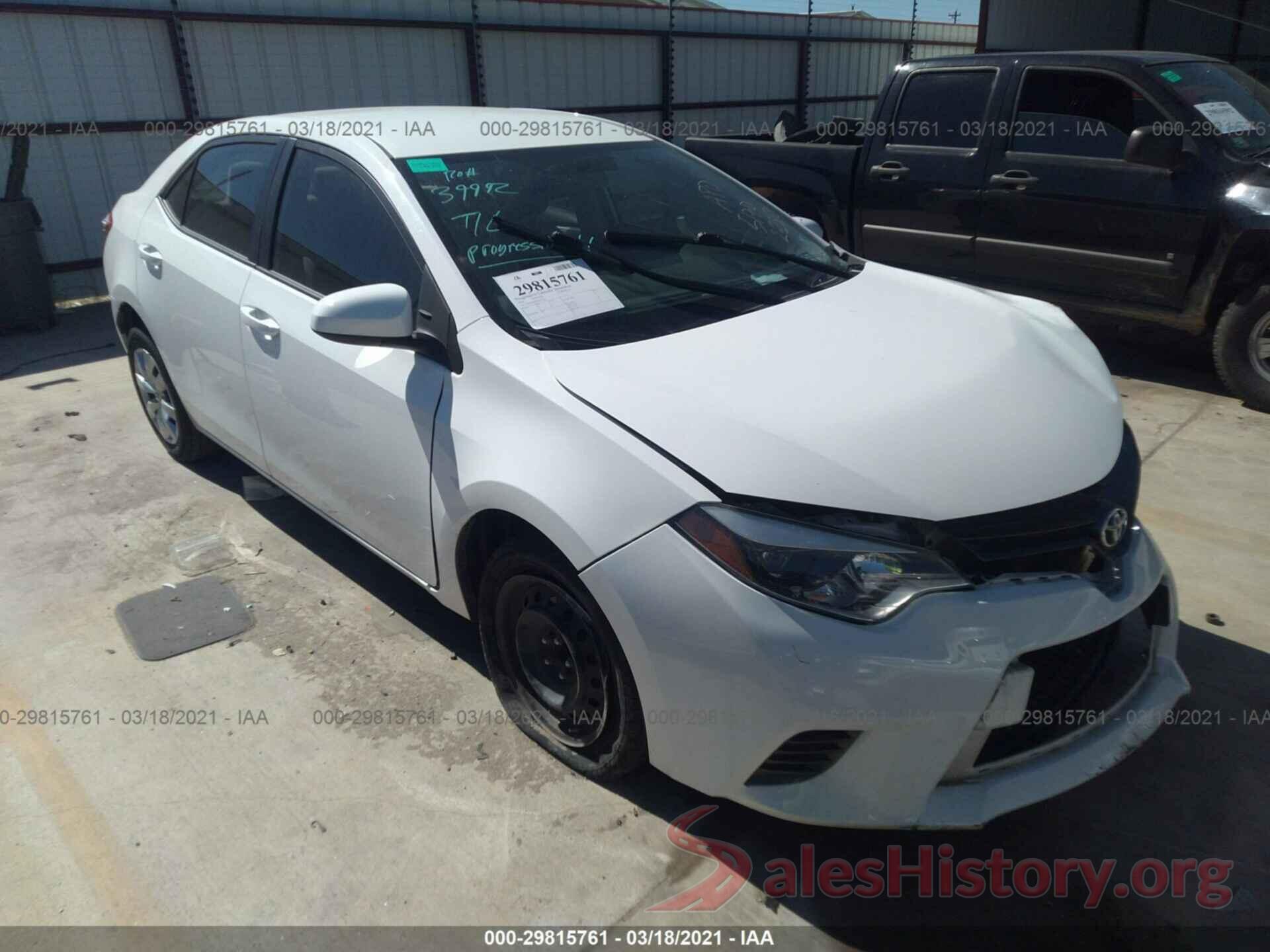 5YFBURHE0GP372813 2016 TOYOTA COROLLA