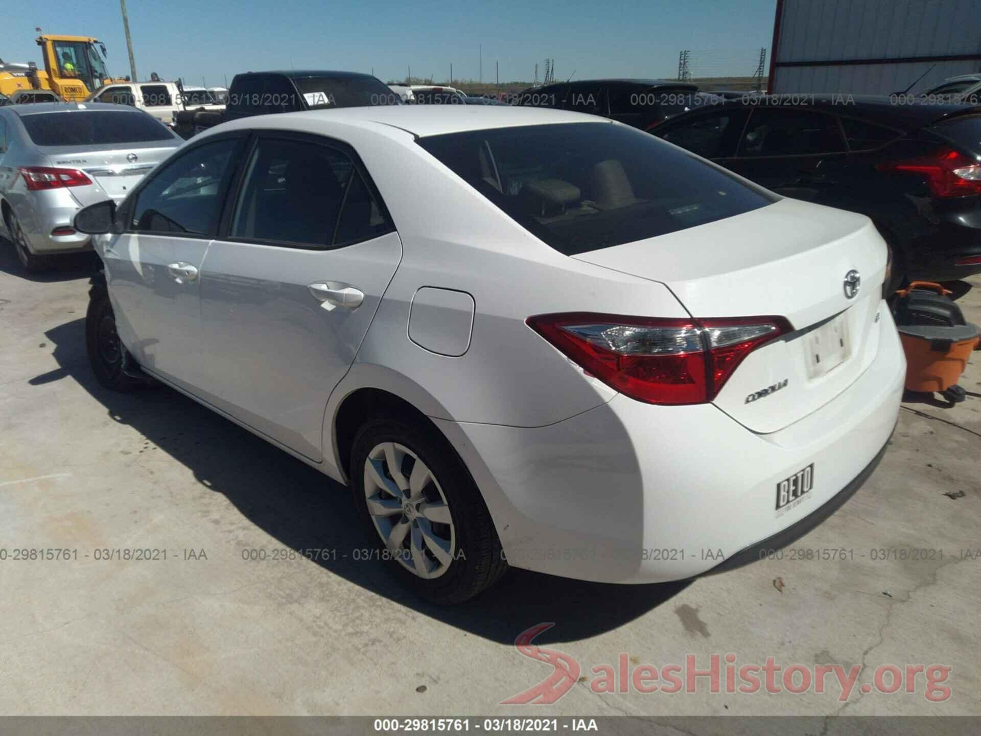 5YFBURHE0GP372813 2016 TOYOTA COROLLA