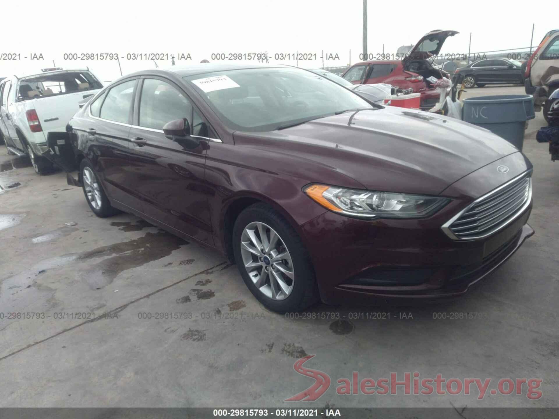 3FA6P0HD6HR240538 2017 FORD FUSION