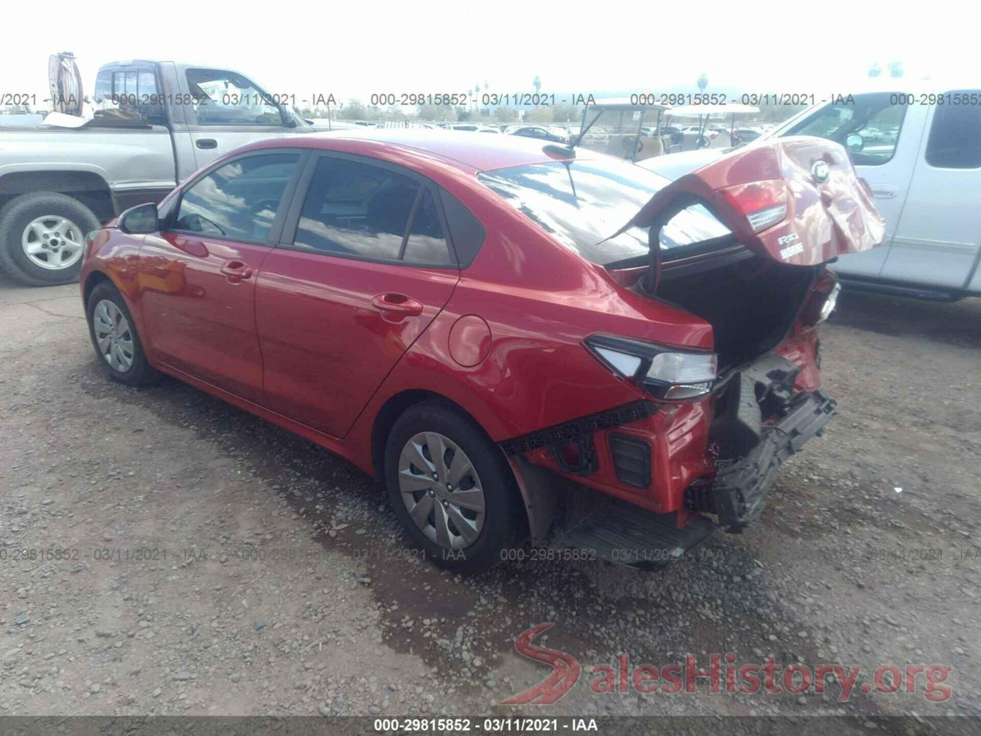 3KPA24AB7KE200812 2019 KIA RIO