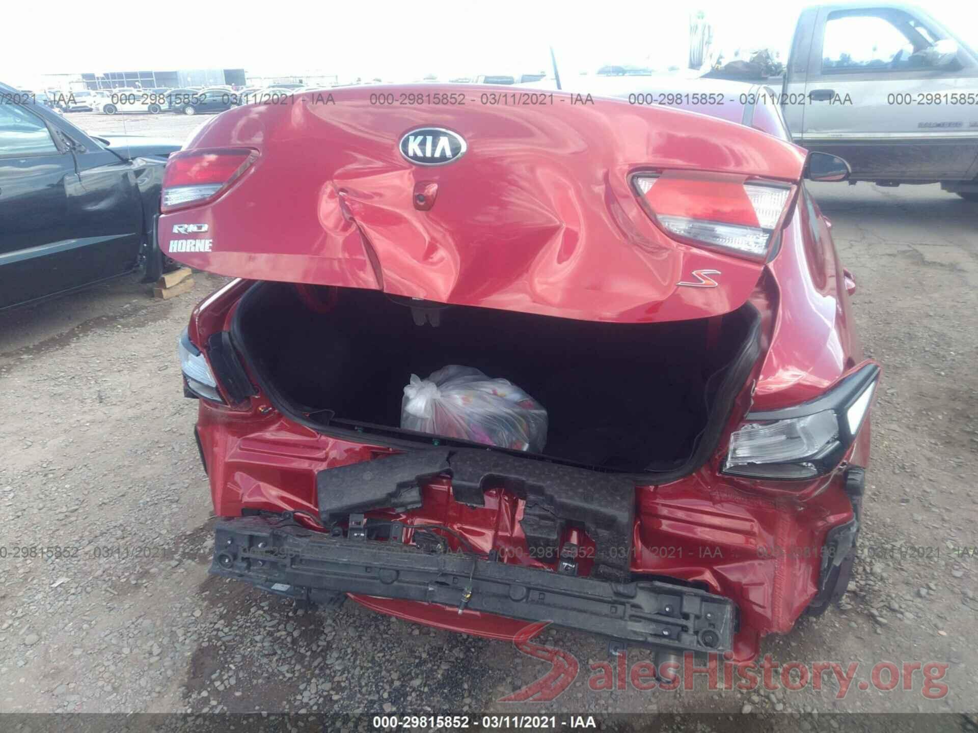 3KPA24AB7KE200812 2019 KIA RIO