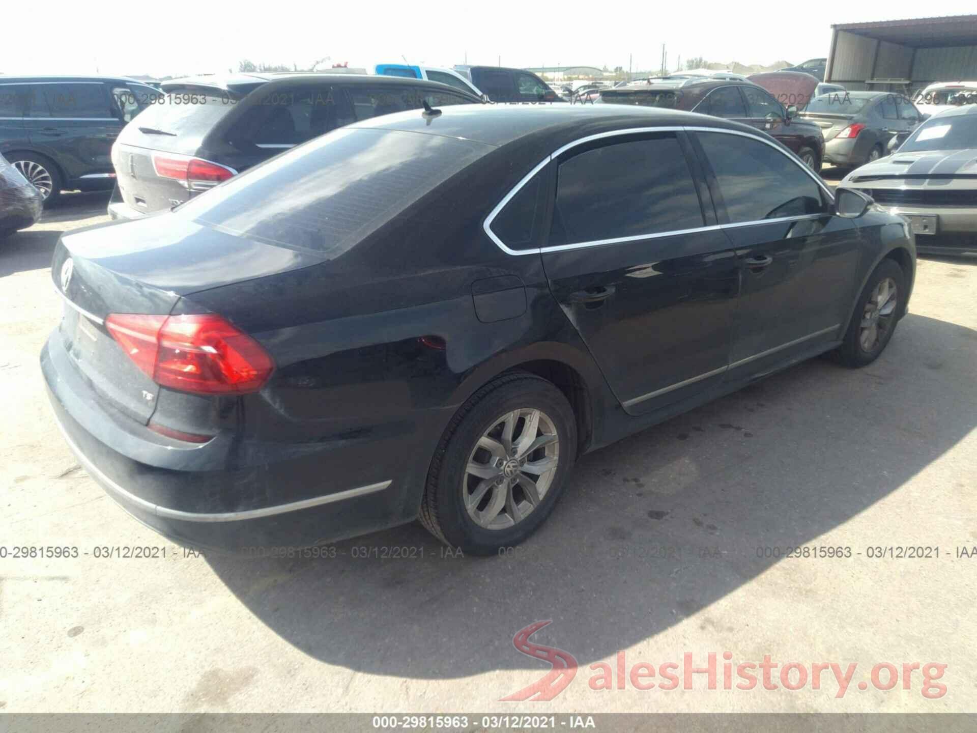 1VWAS7A3XGC061068 2016 VOLKSWAGEN PASSAT