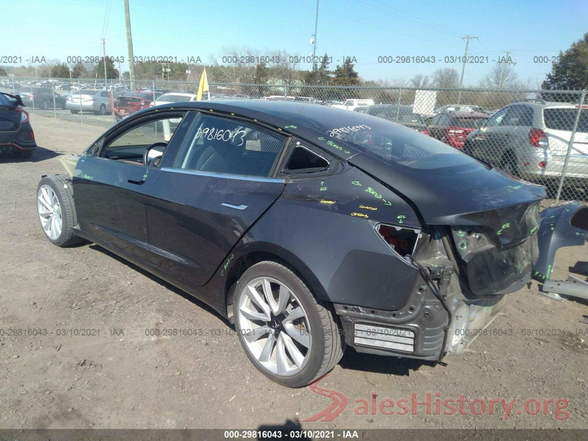 5YJ3E1EA3JF007713 2018 TESLA MODEL 3