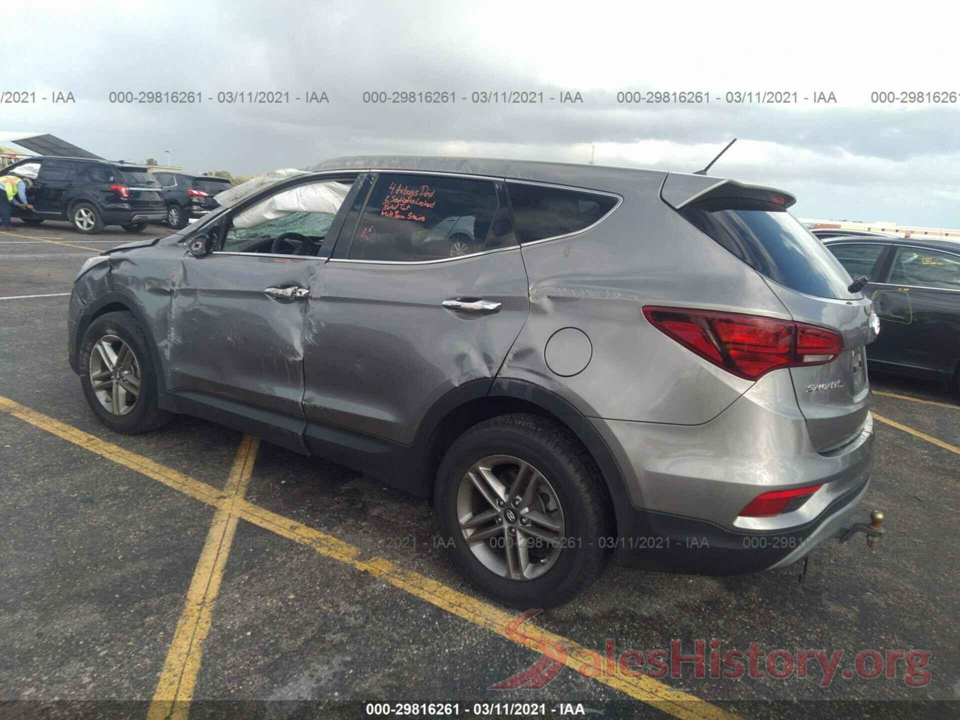 5NMZTDLB8JH085187 2018 HYUNDAI SANTA FE SPORT