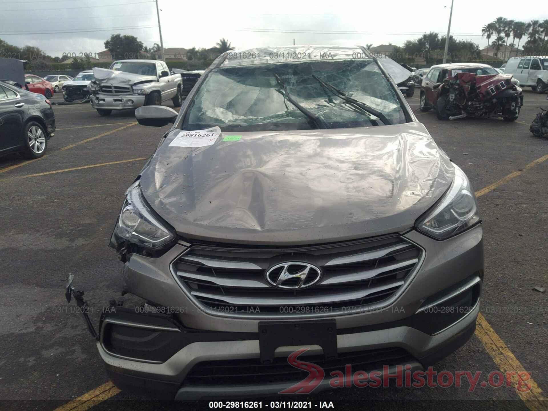 5NMZTDLB8JH085187 2018 HYUNDAI SANTA FE SPORT