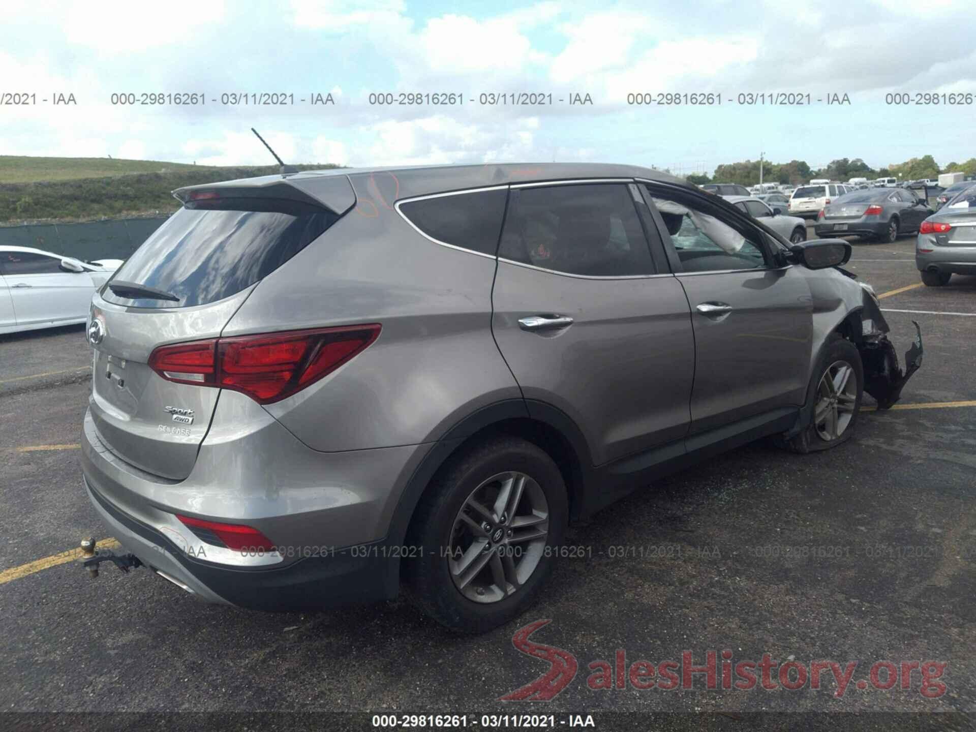 5NMZTDLB8JH085187 2018 HYUNDAI SANTA FE SPORT