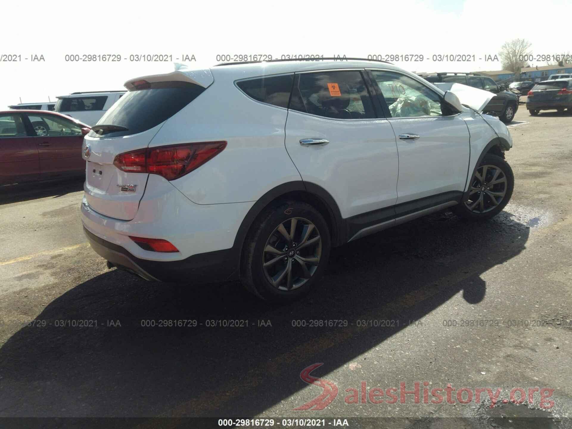 5NMZWDLA8HH041280 2017 HYUNDAI SANTA FE SPORT