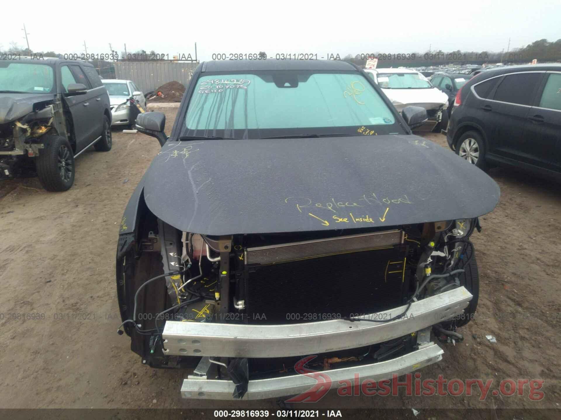 5TDBZRBH1LS518044 2020 TOYOTA HIGHLANDER