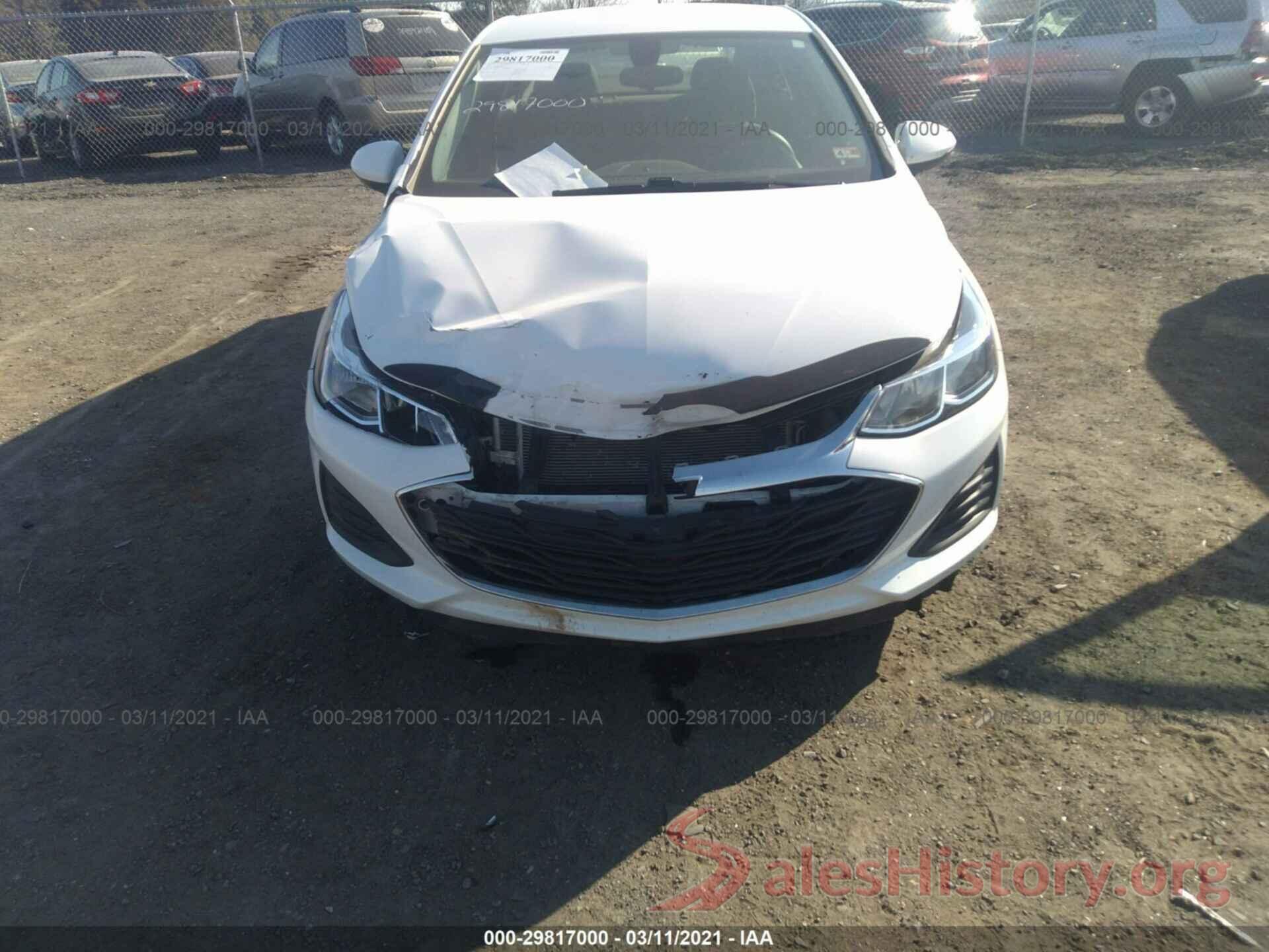 1G1BC5SM8K7134822 2019 CHEVROLET CRUZE