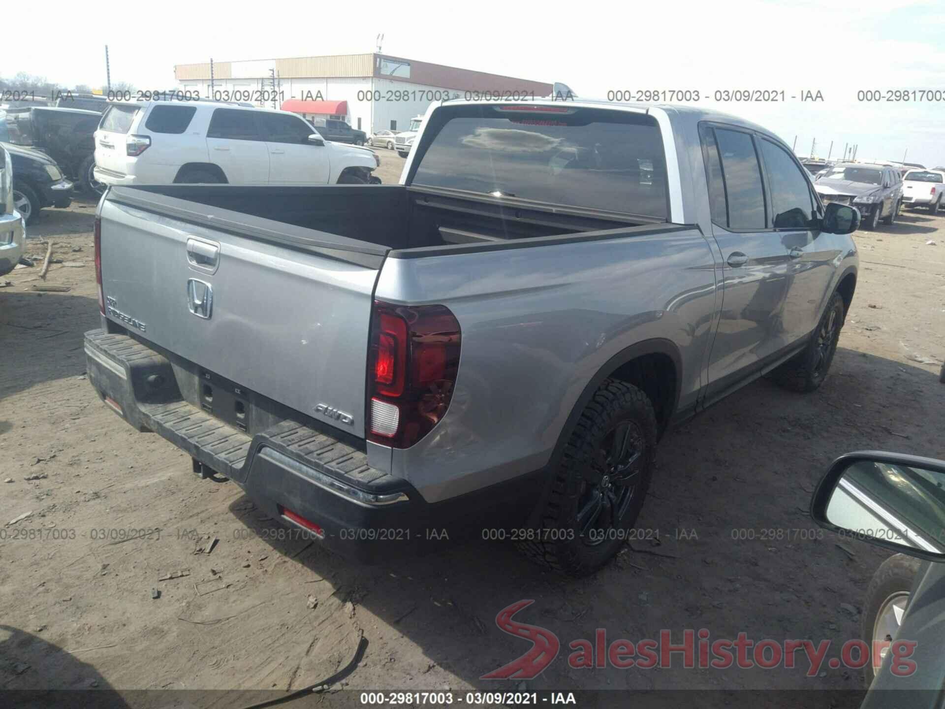 5FPYK3F16LB023083 2020 HONDA RIDGELINE