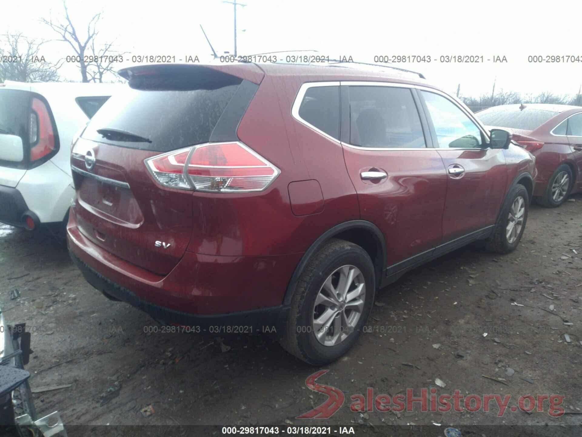 5N1AT2MT8GC748141 2016 NISSAN ROGUE