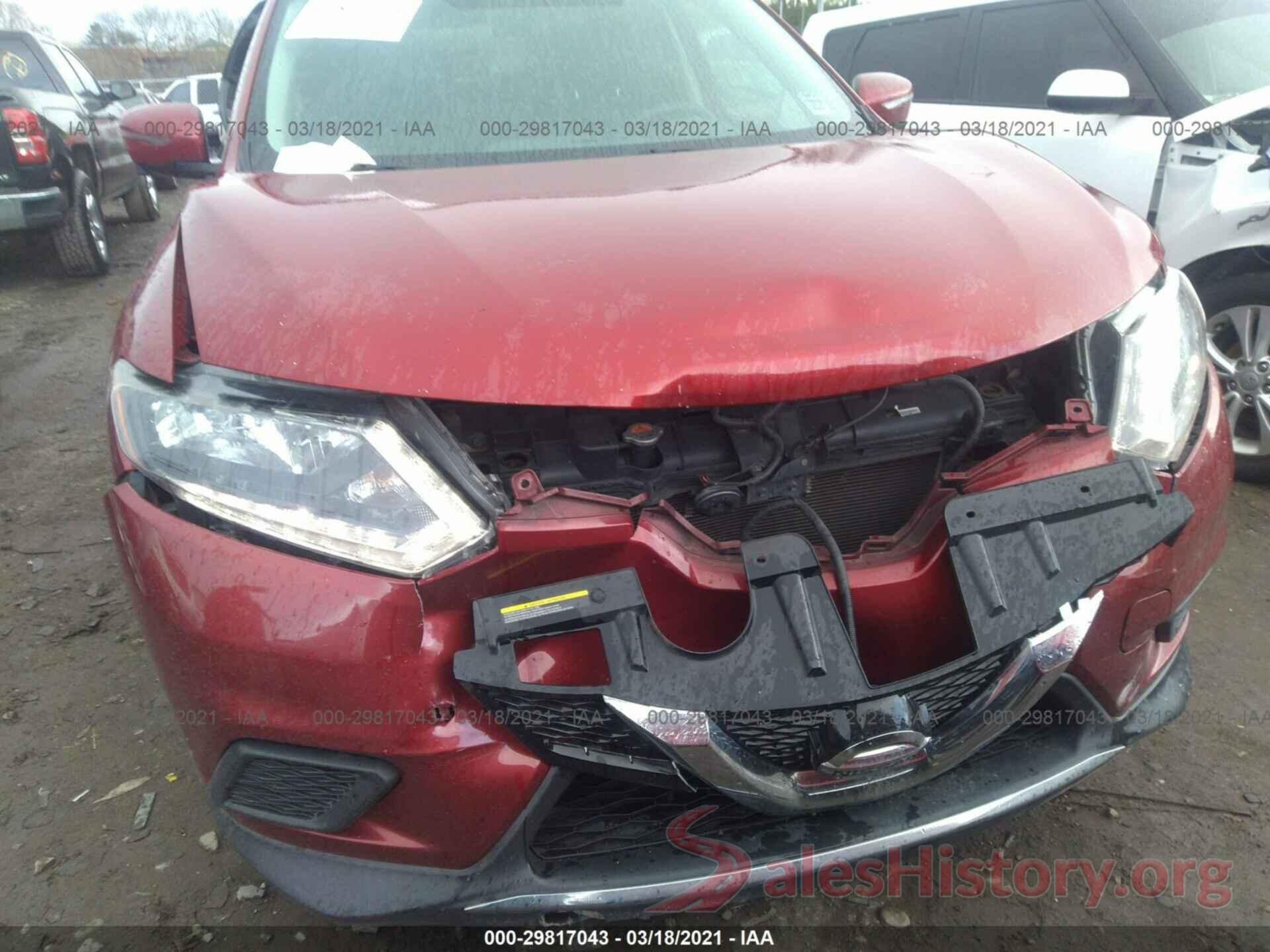 5N1AT2MT8GC748141 2016 NISSAN ROGUE