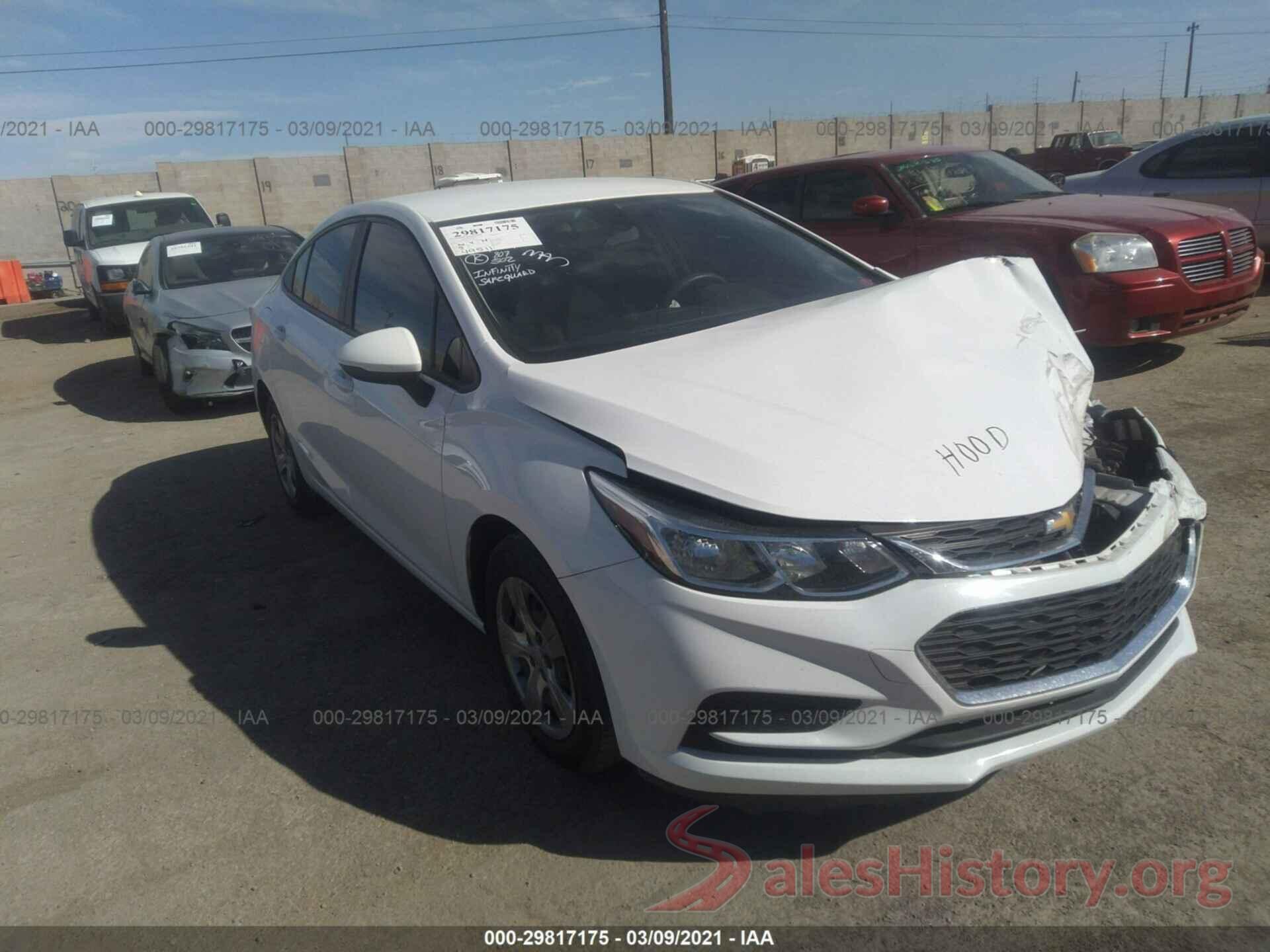 1G1BC5SMXJ7143536 2018 CHEVROLET CRUZE