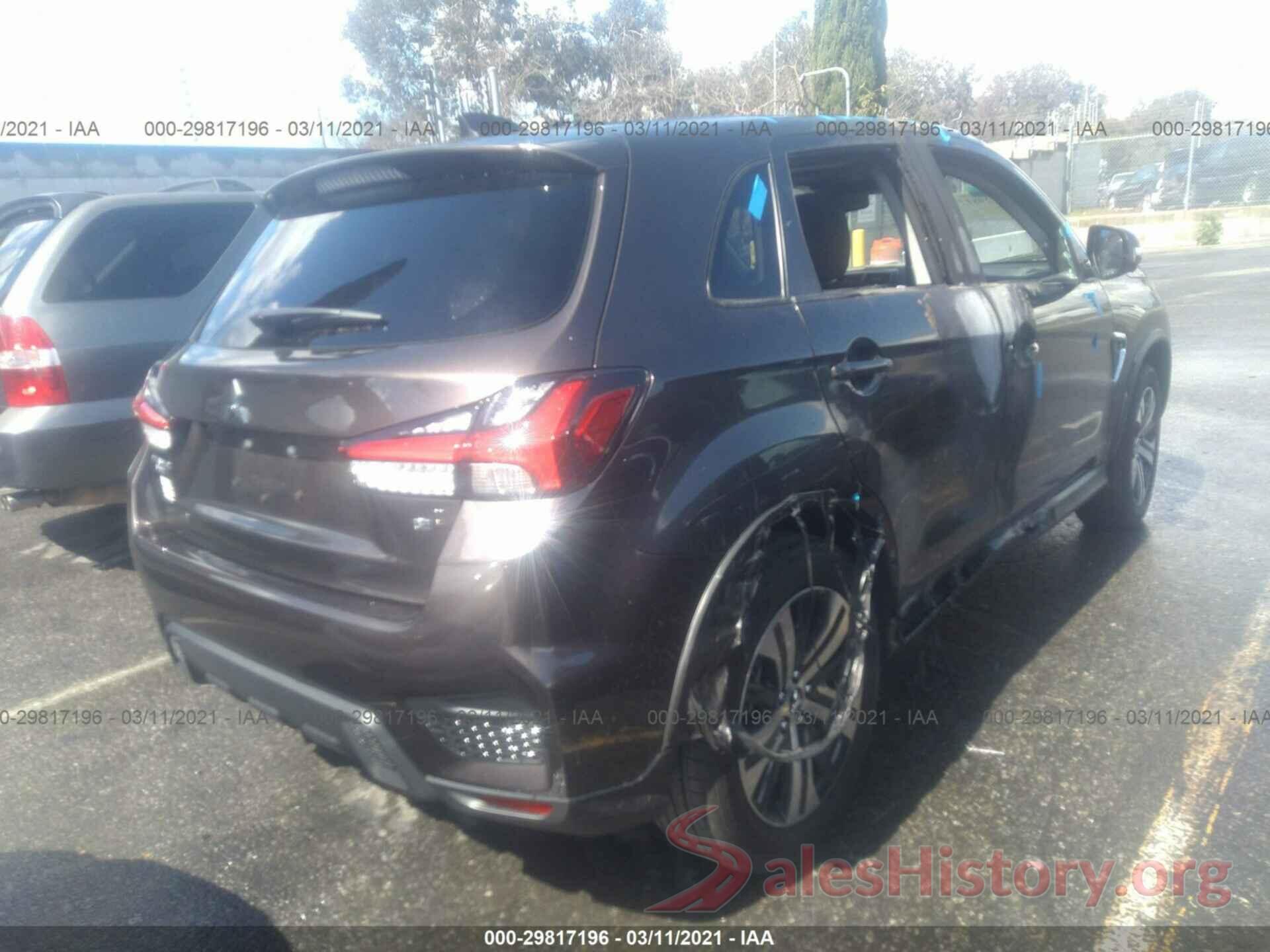 JA4AP4AU2LU002154 2020 MITSUBISHI OUTLANDER SPORT