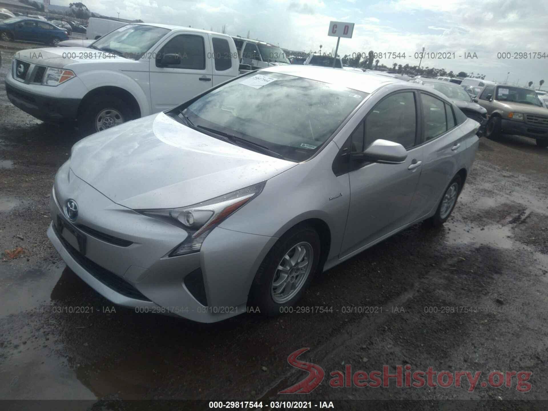 JTDKBRFU2G3005159 2016 TOYOTA PRIUS