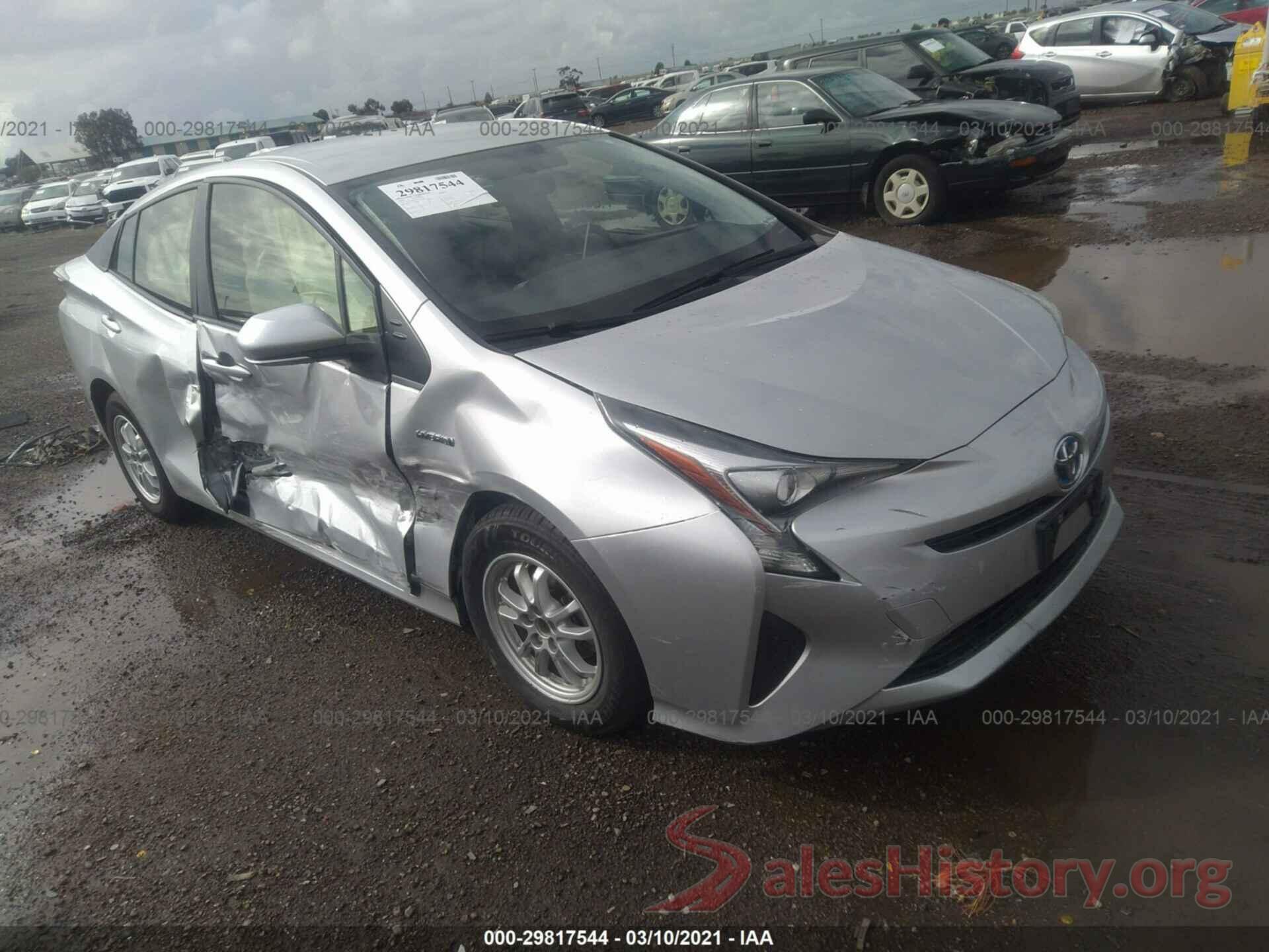 JTDKBRFU2G3005159 2016 TOYOTA PRIUS