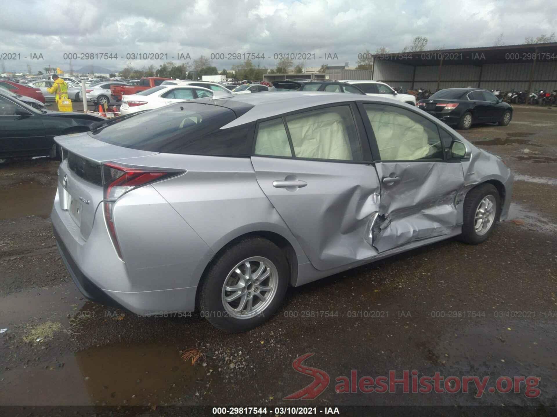 JTDKBRFU2G3005159 2016 TOYOTA PRIUS