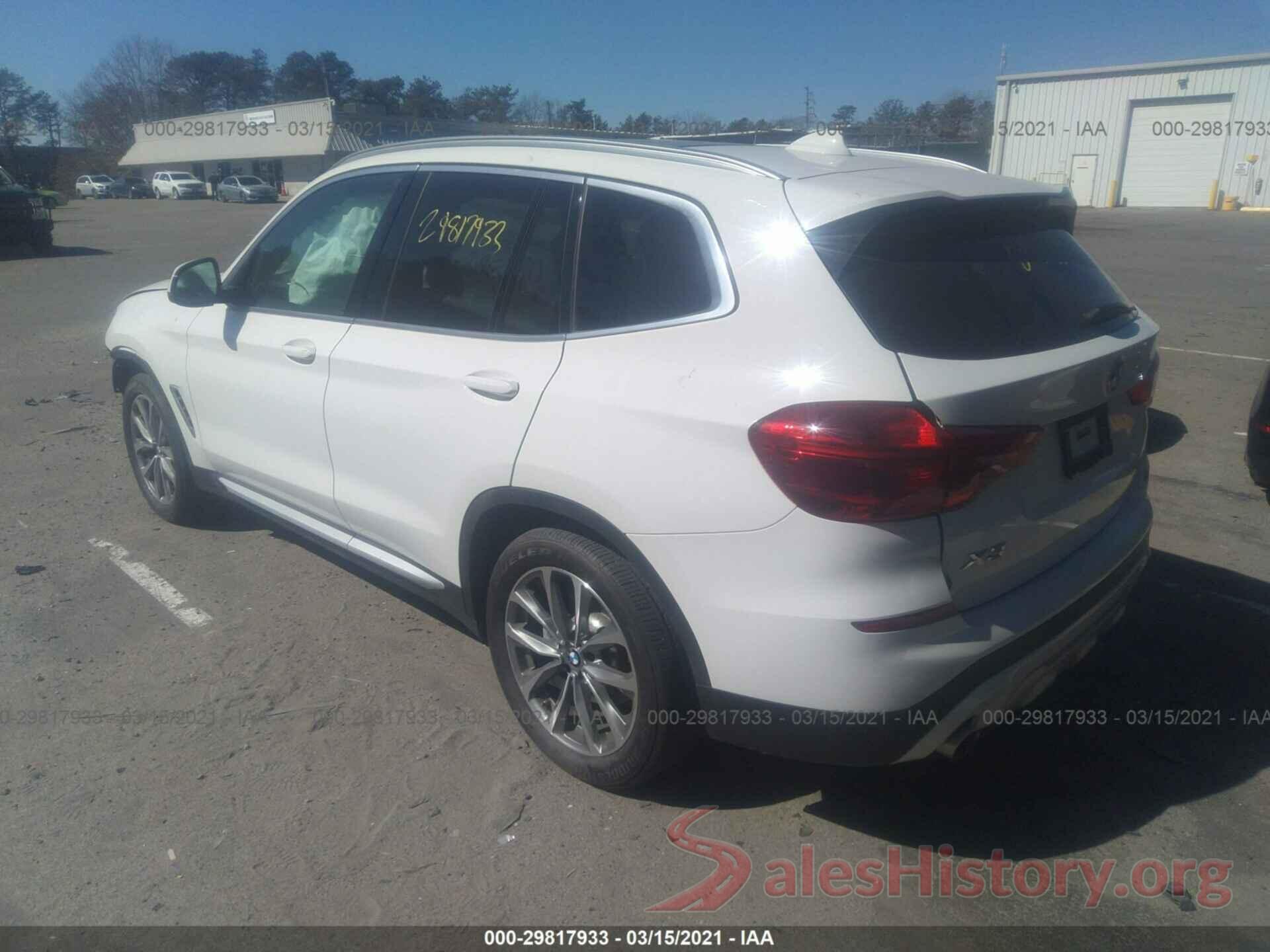 5UXTR9C52KLD94389 2019 BMW X3