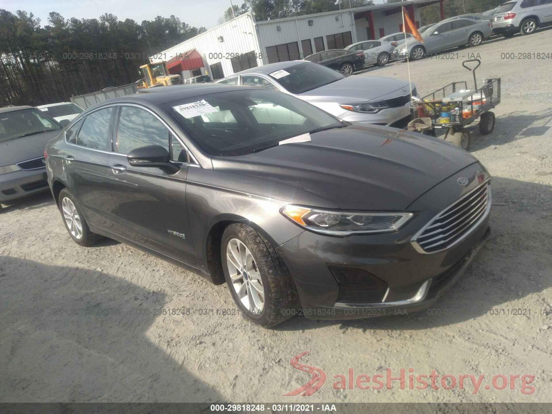 3FA6P0MU0KR254562 2019 FORD FUSION HYBRID