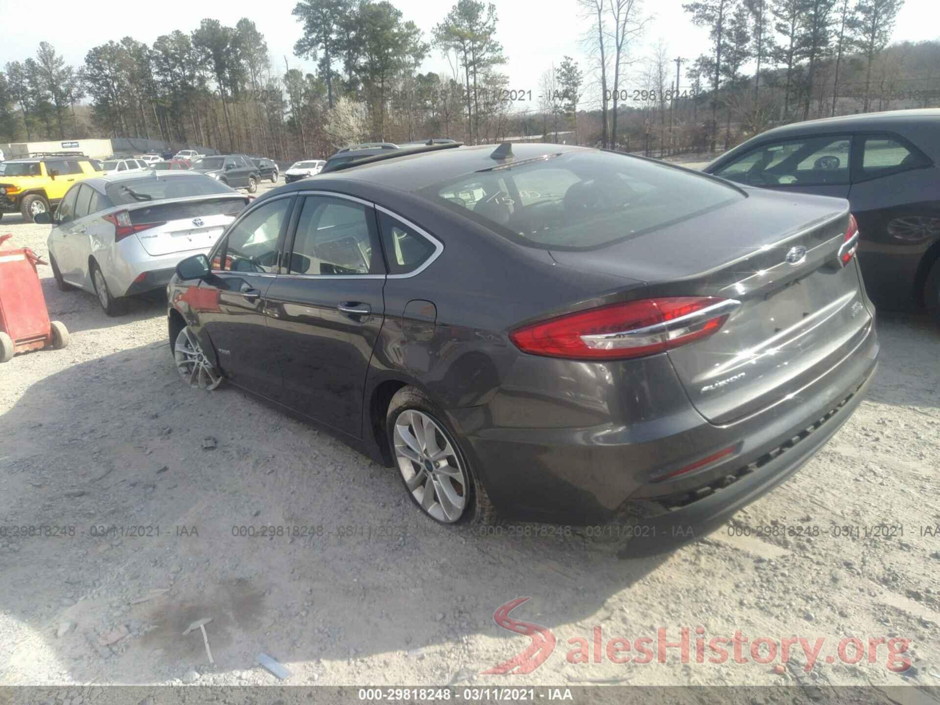 3FA6P0MU0KR254562 2019 FORD FUSION HYBRID