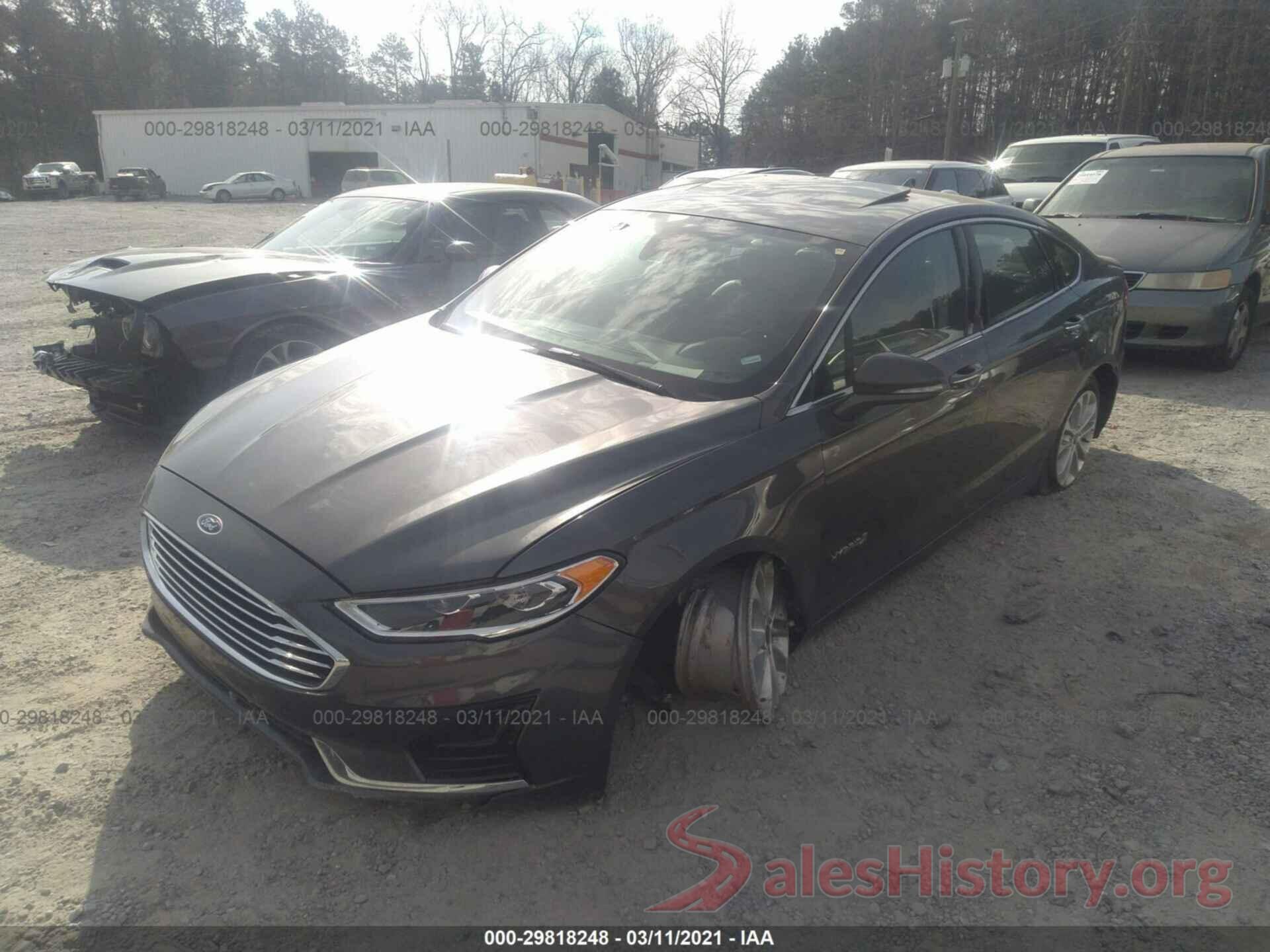 3FA6P0MU0KR254562 2019 FORD FUSION HYBRID