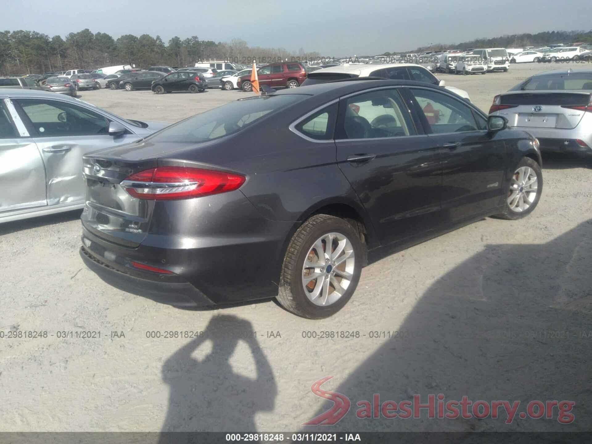 3FA6P0MU0KR254562 2019 FORD FUSION HYBRID