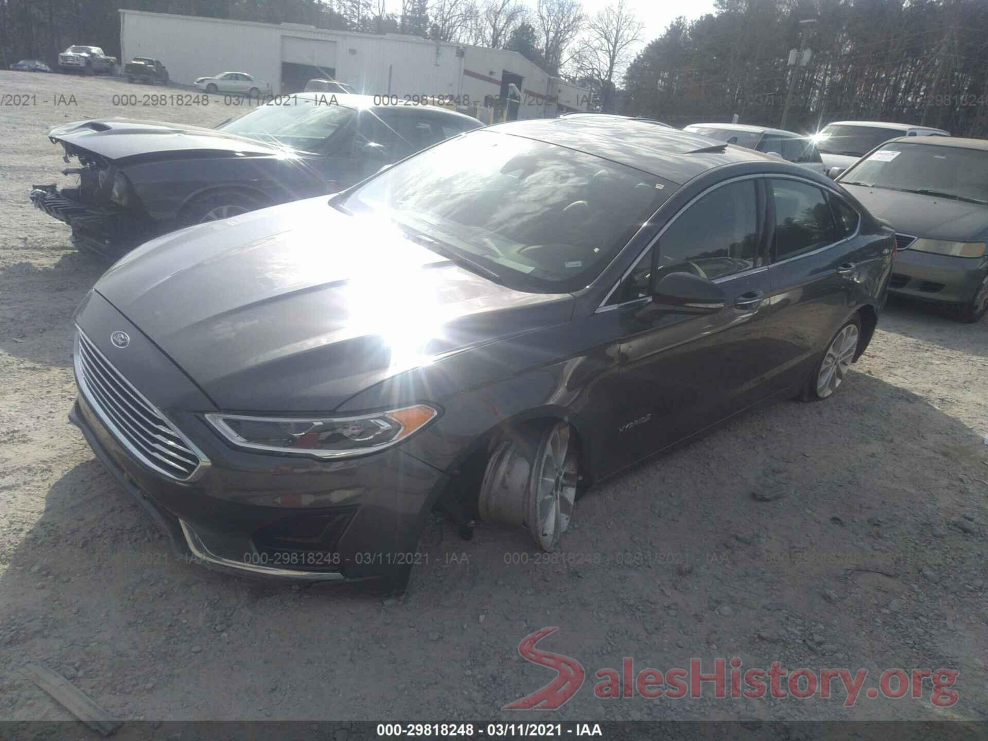 3FA6P0MU0KR254562 2019 FORD FUSION HYBRID