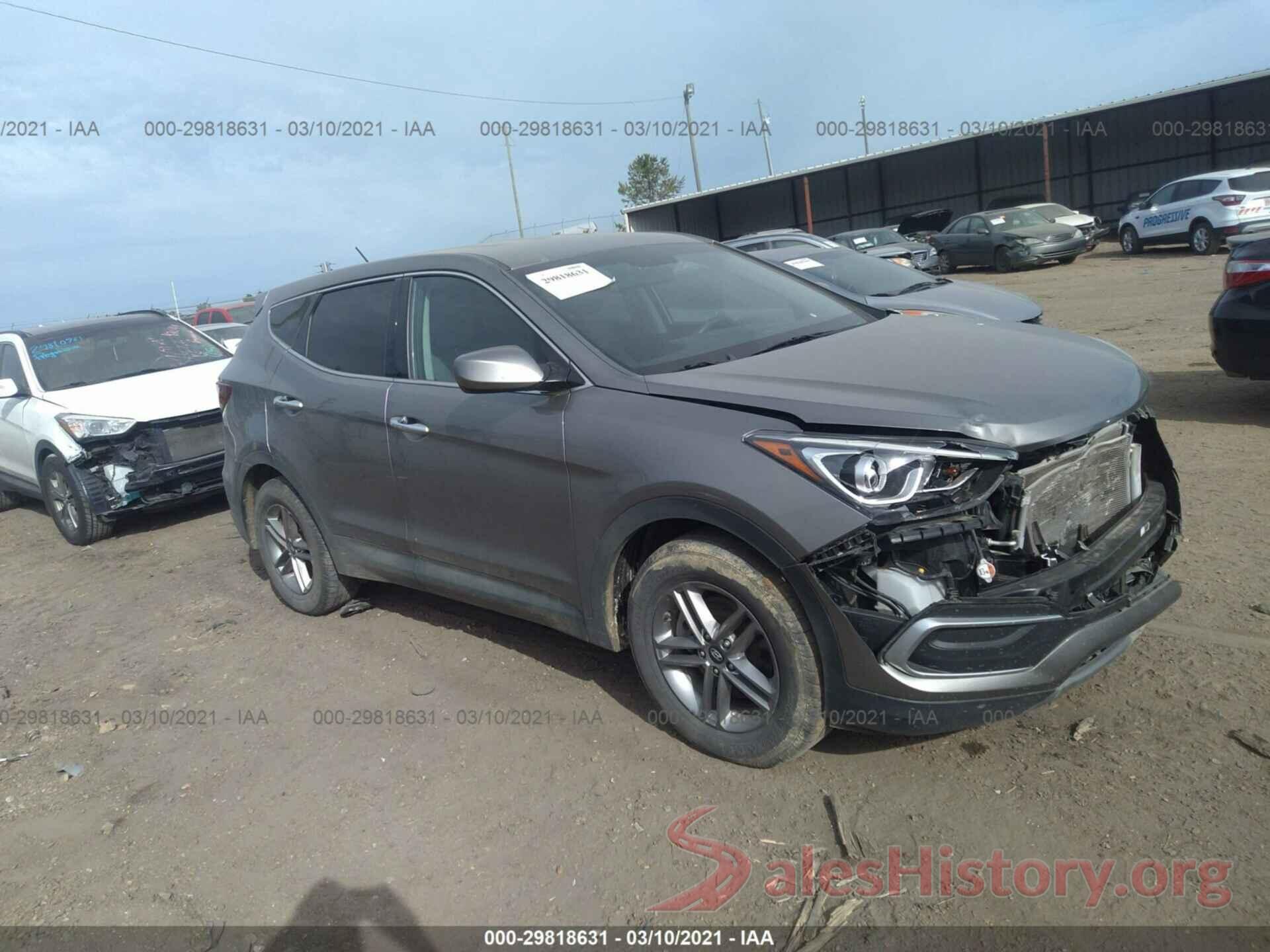 5XYZTDLB8JG572917 2018 HYUNDAI SANTA FE SPORT