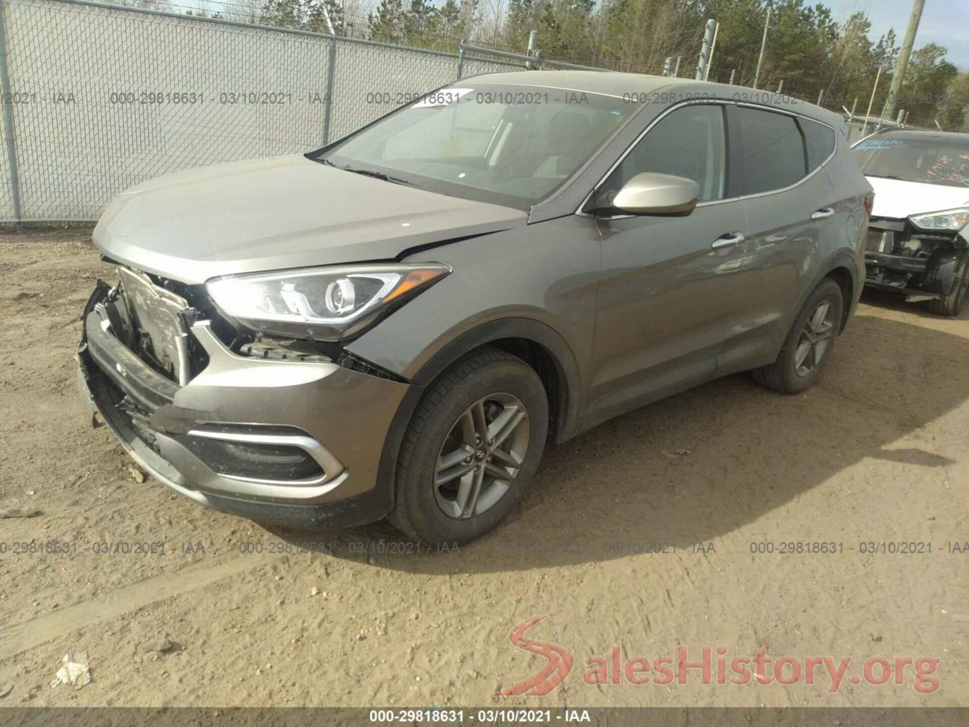 5XYZTDLB8JG572917 2018 HYUNDAI SANTA FE SPORT