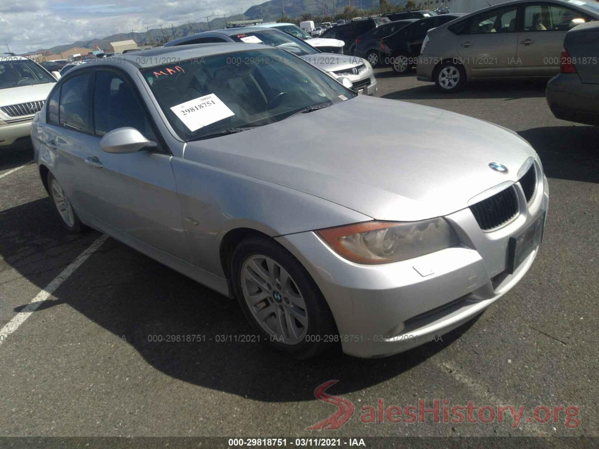 2HGFC1E57HH700103 2007 BMW 3 SERIES