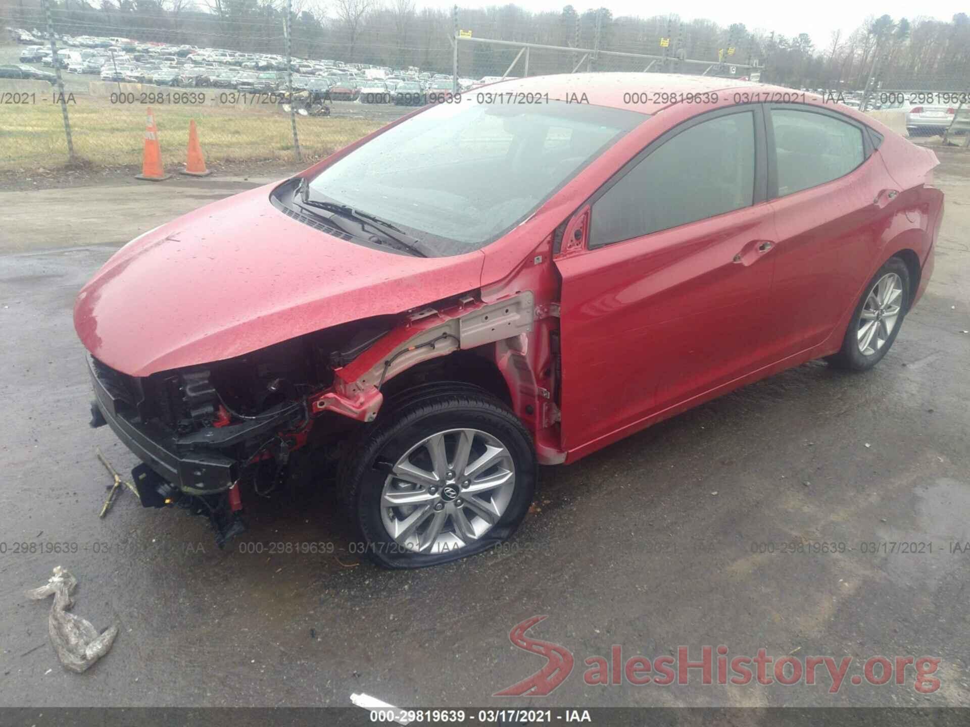 KMHDH4AE3GU541425 2016 HYUNDAI ELANTRA