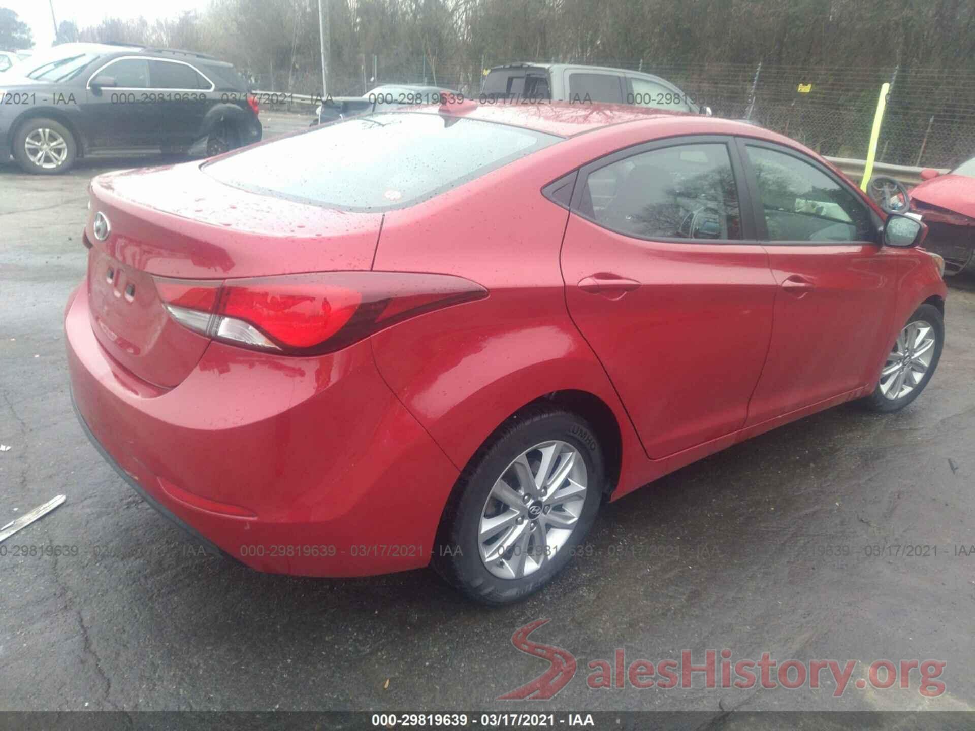 KMHDH4AE3GU541425 2016 HYUNDAI ELANTRA