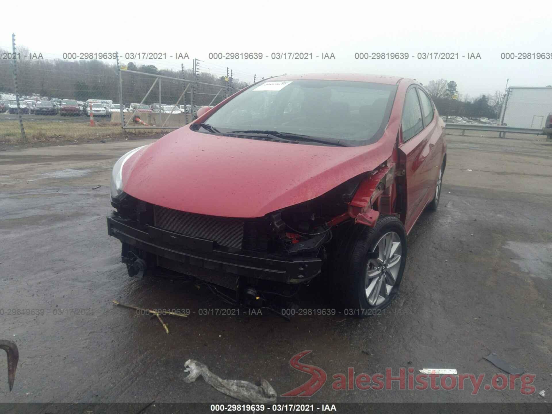 KMHDH4AE3GU541425 2016 HYUNDAI ELANTRA