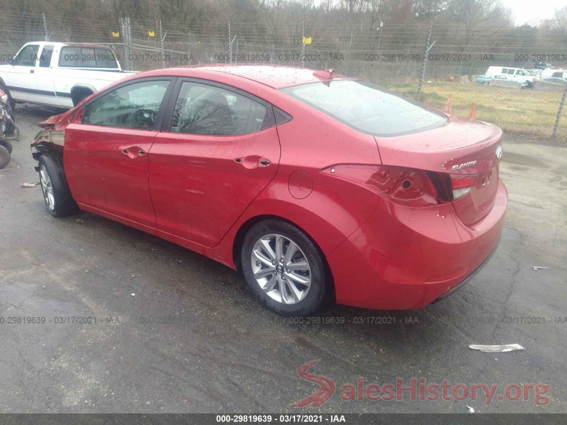 KMHDH4AE3GU541425 2016 HYUNDAI ELANTRA