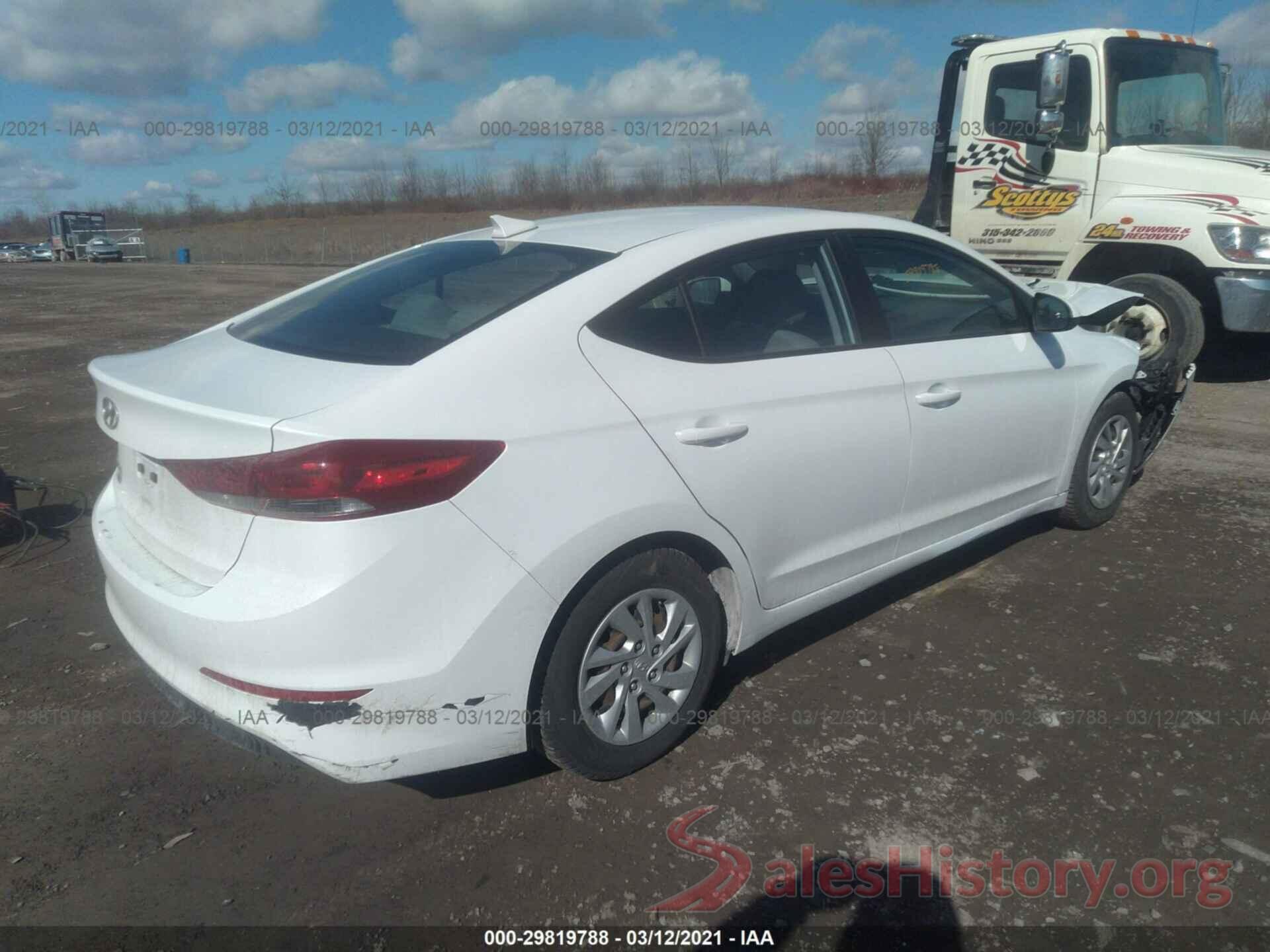 5NPD74LF7HH167040 2017 HYUNDAI ELANTRA