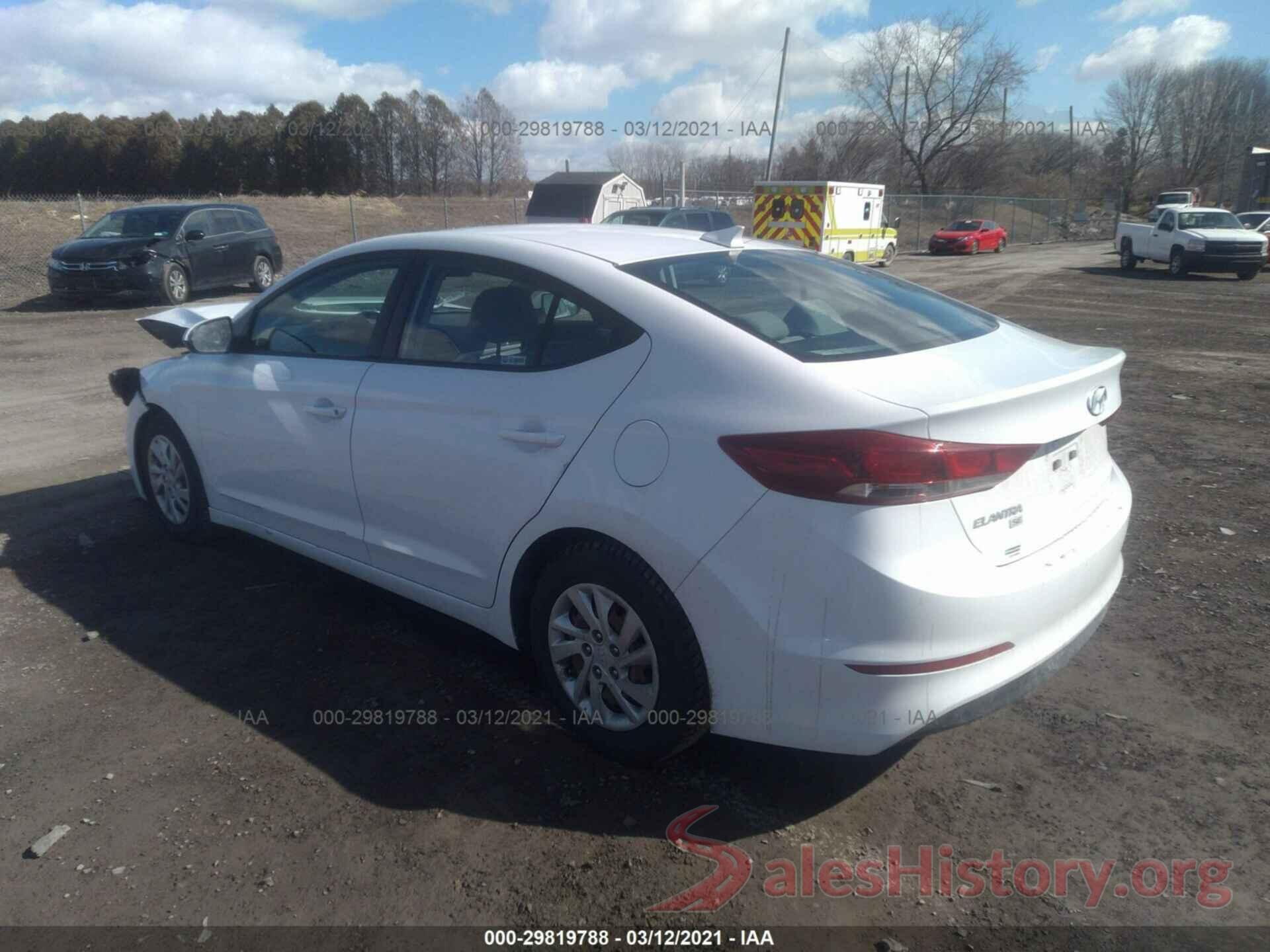 5NPD74LF7HH167040 2017 HYUNDAI ELANTRA