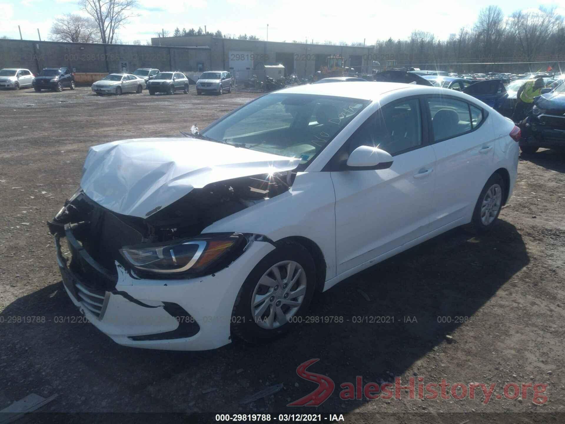 5NPD74LF7HH167040 2017 HYUNDAI ELANTRA