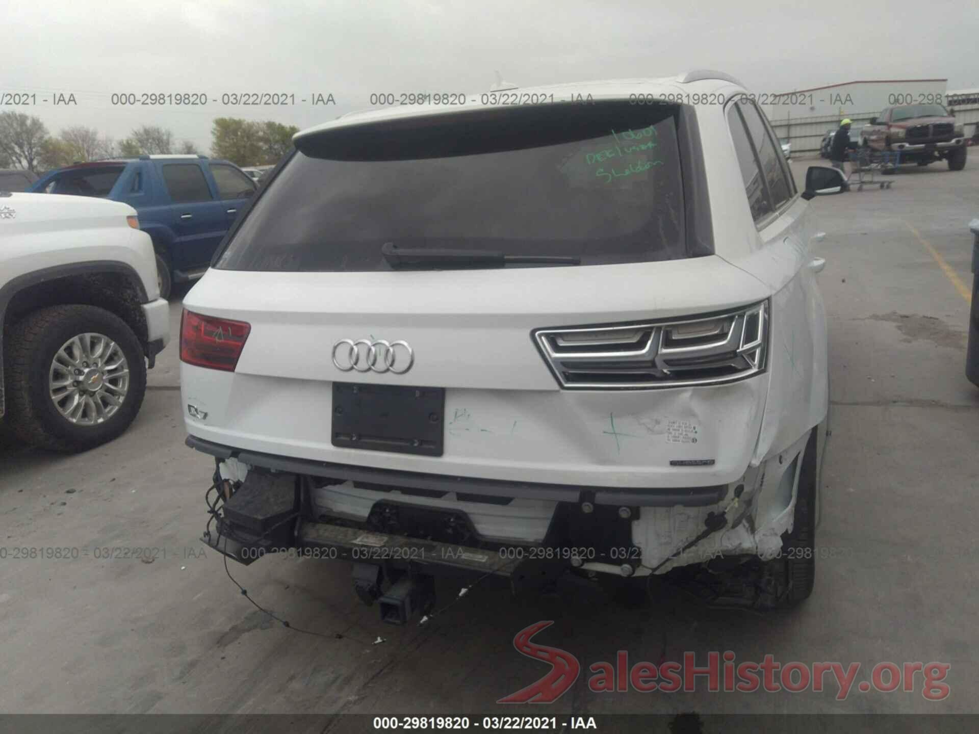 WA1LAAF7XKD040936 2019 AUDI Q7