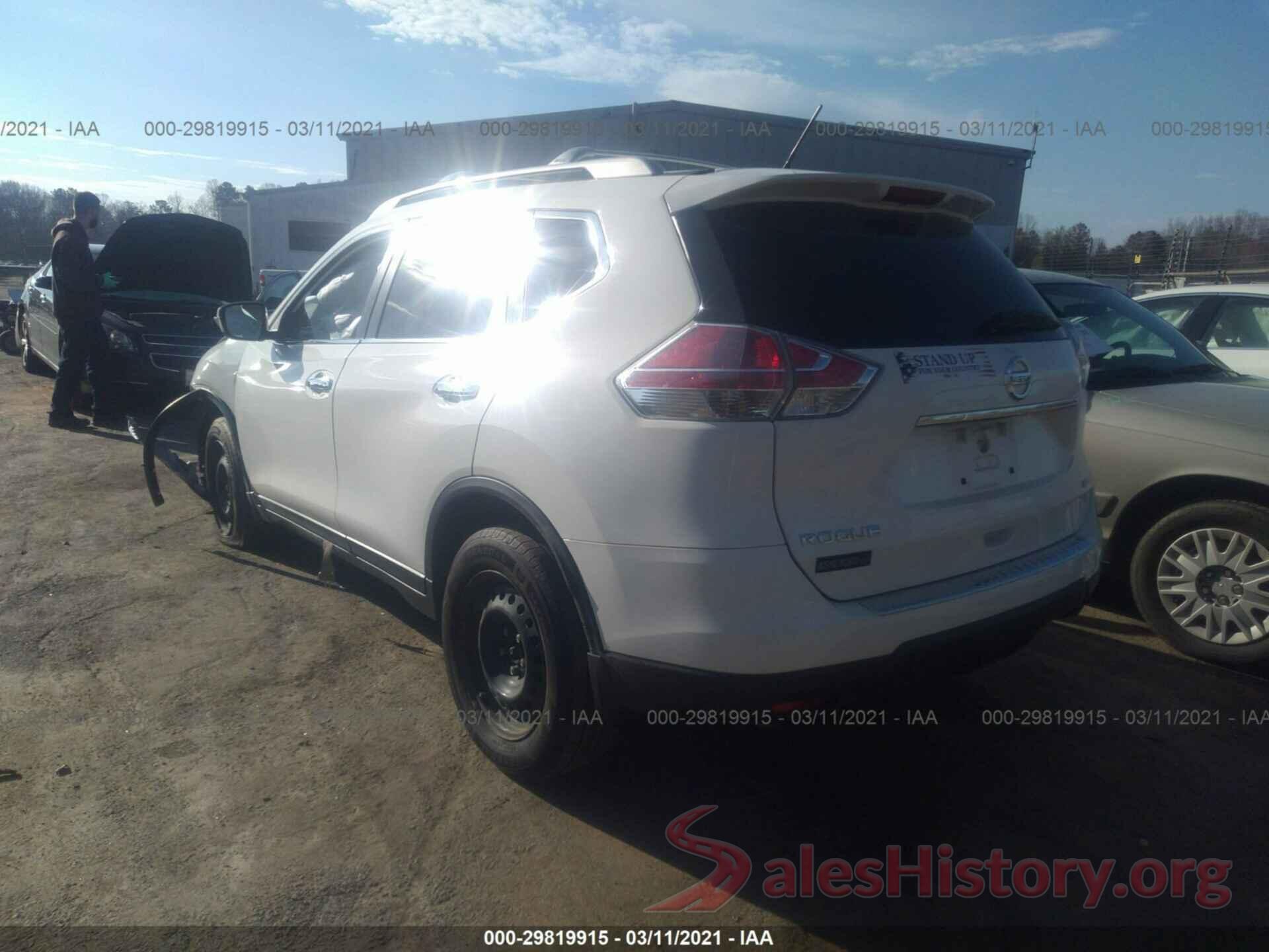 5N1AT2MV7GC843467 2016 NISSAN ROGUE