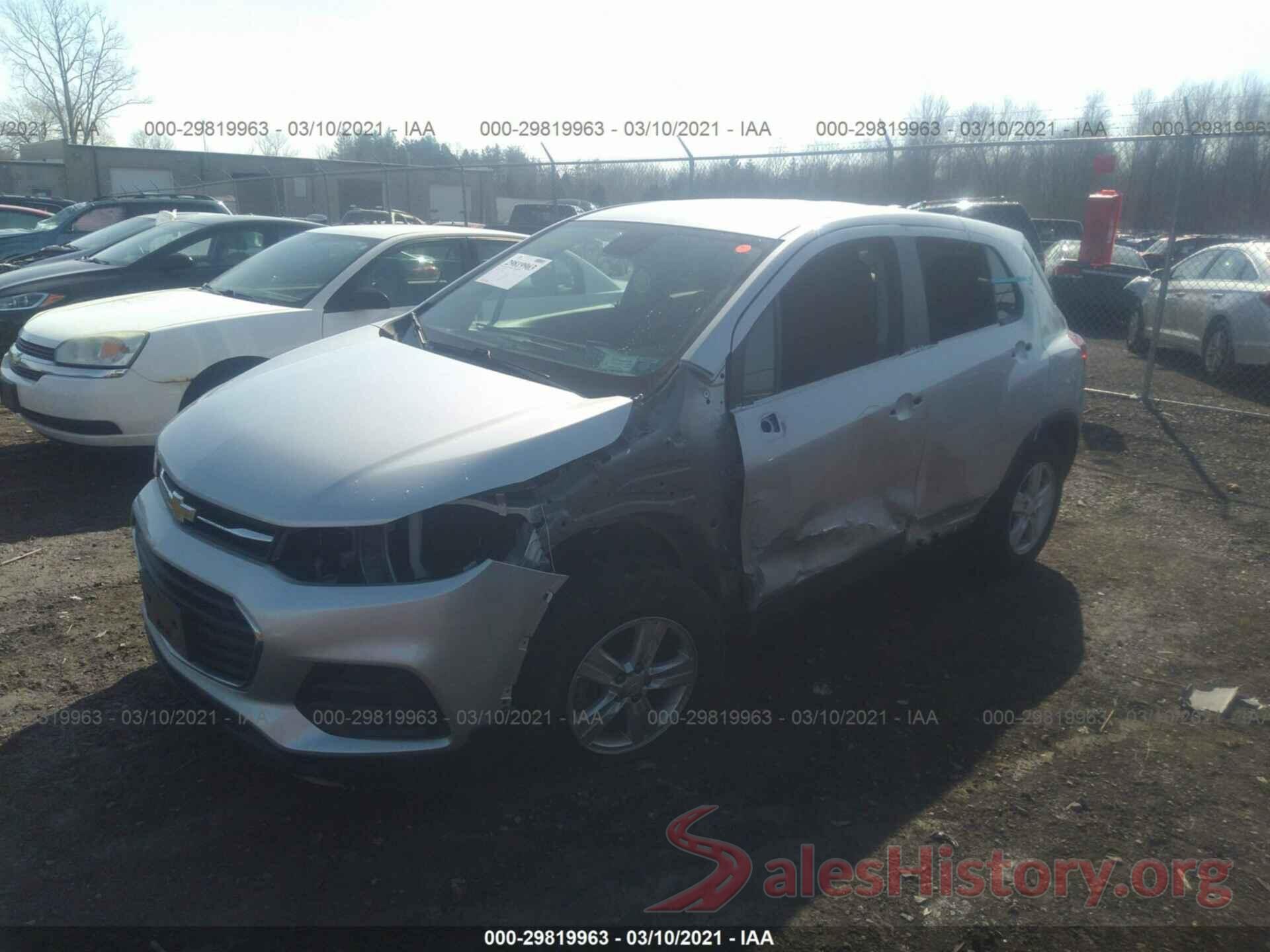 KL7CJKSB7LB326291 2020 CHEVROLET TRAX