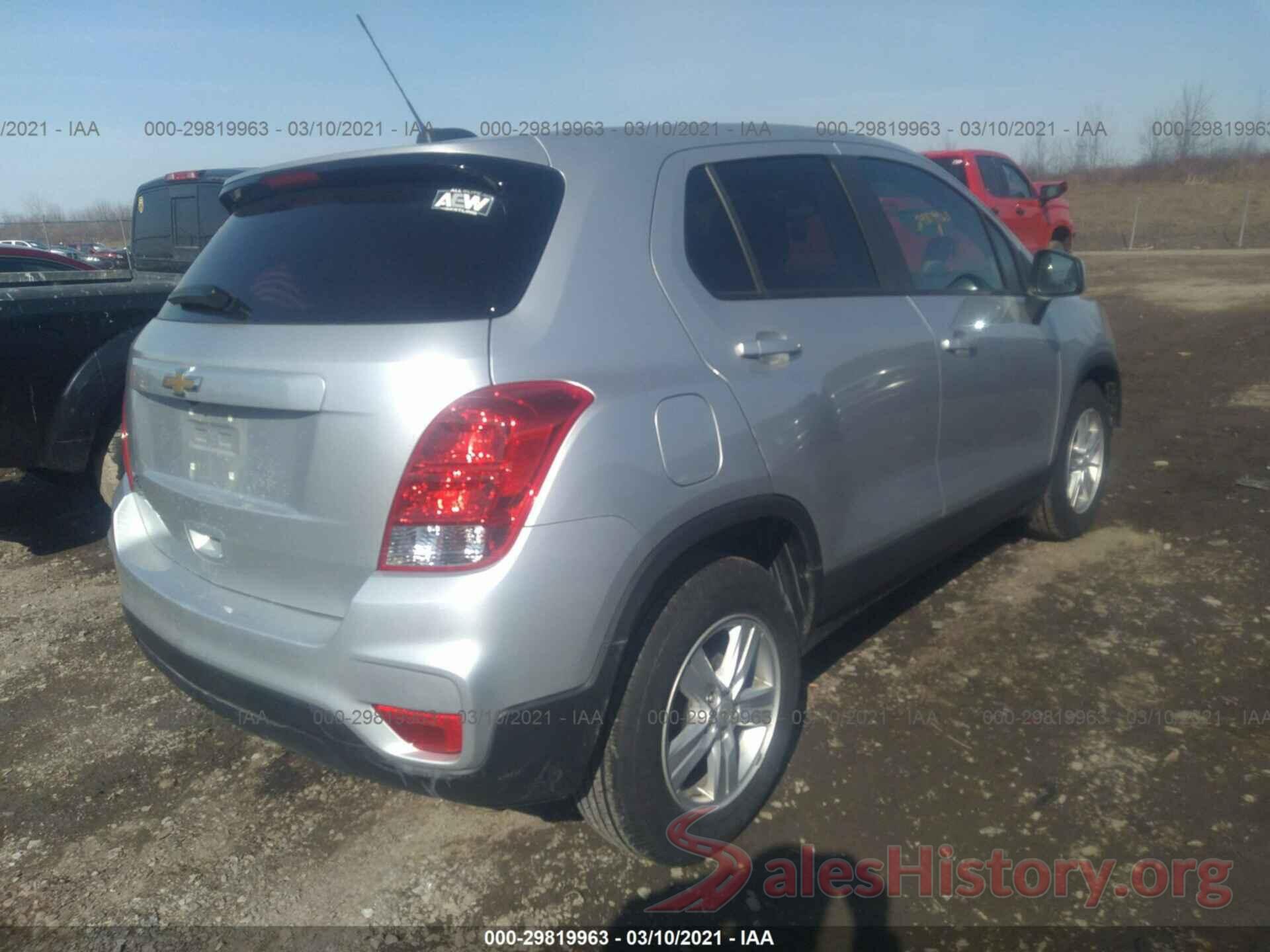 KL7CJKSB7LB326291 2020 CHEVROLET TRAX