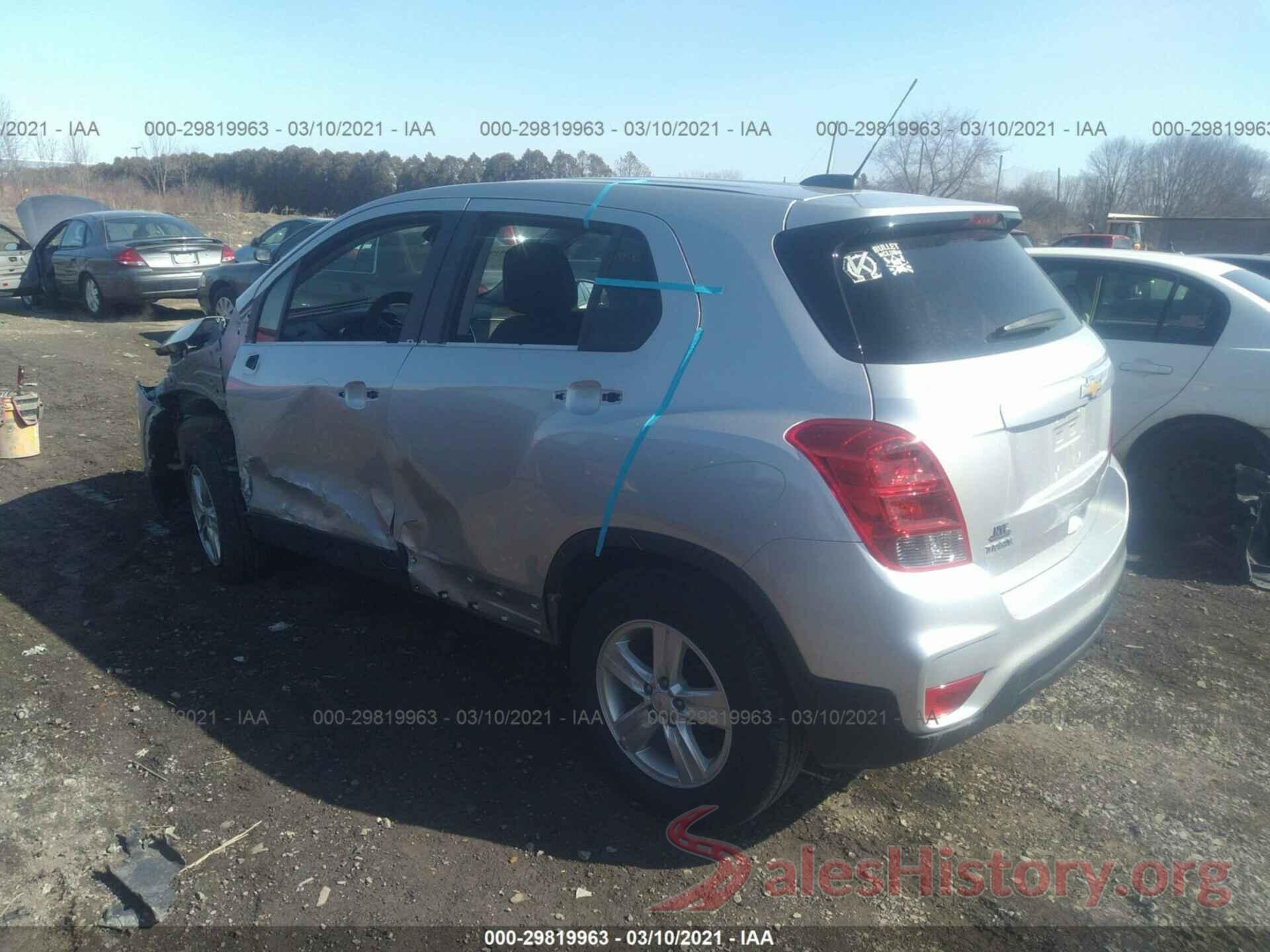 KL7CJKSB7LB326291 2020 CHEVROLET TRAX