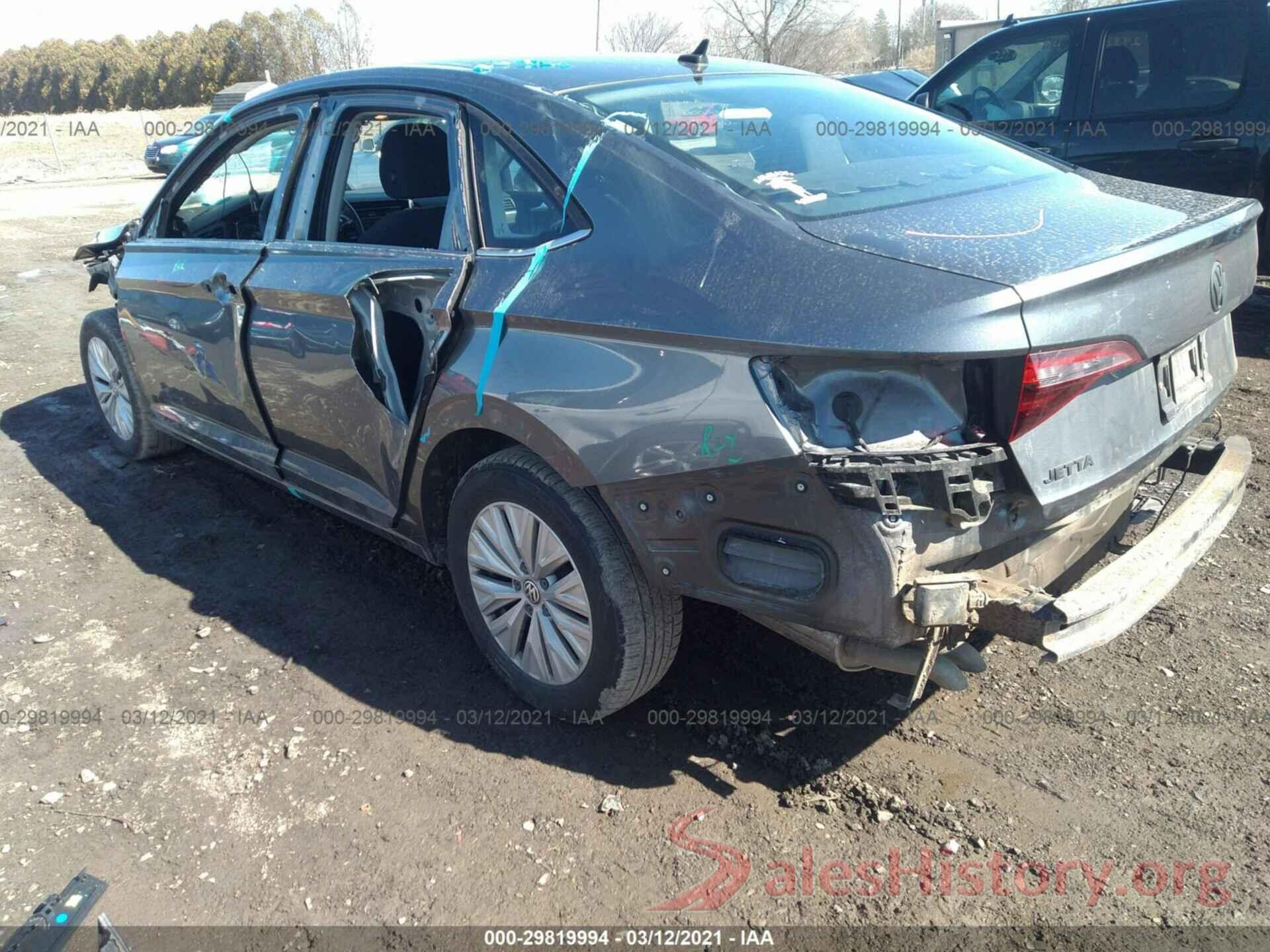 3VWC57BU1KM062852 2019 VOLKSWAGEN JETTA