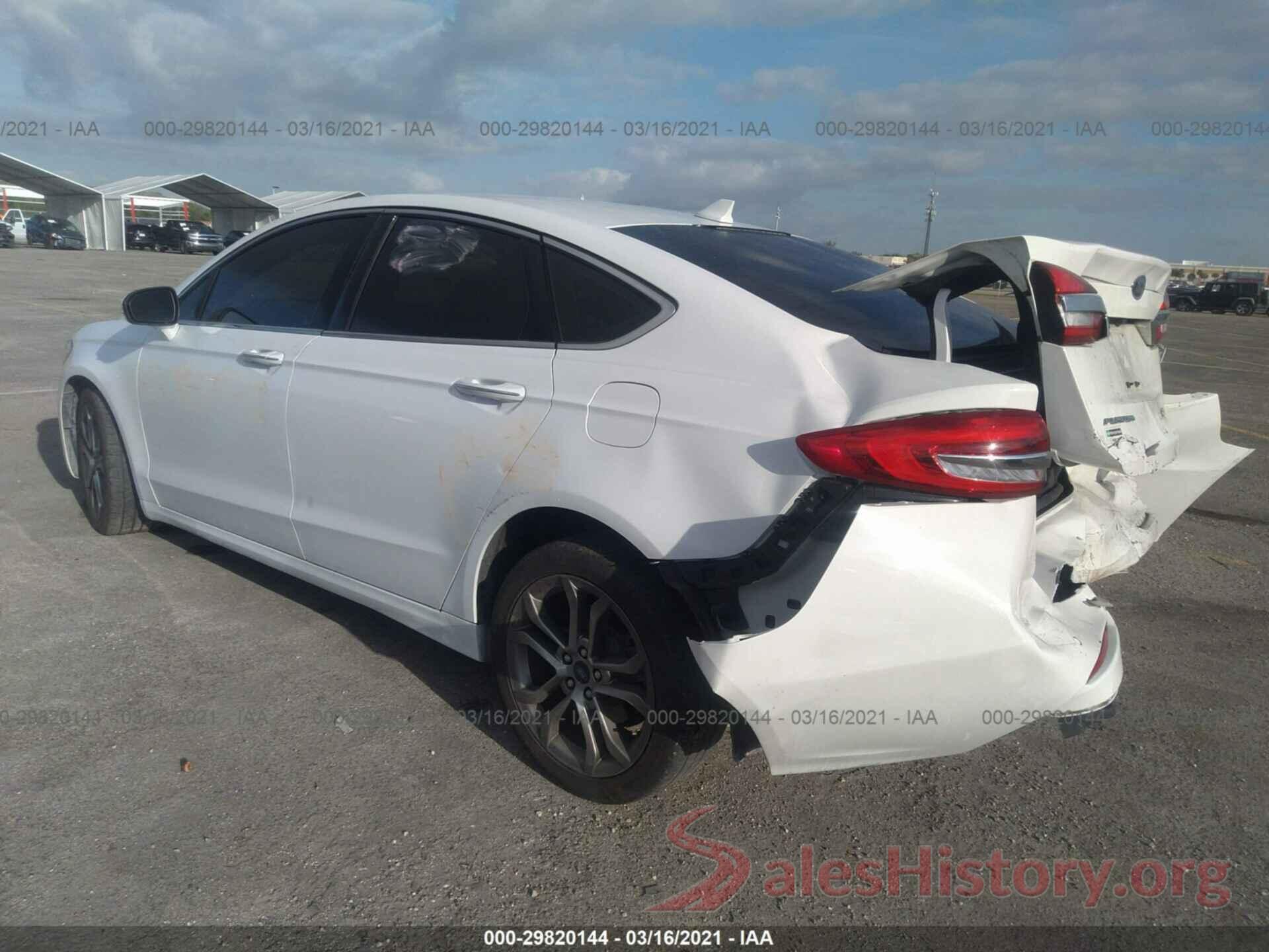 3FA6P0CD7KR150555 2019 FORD FUSION