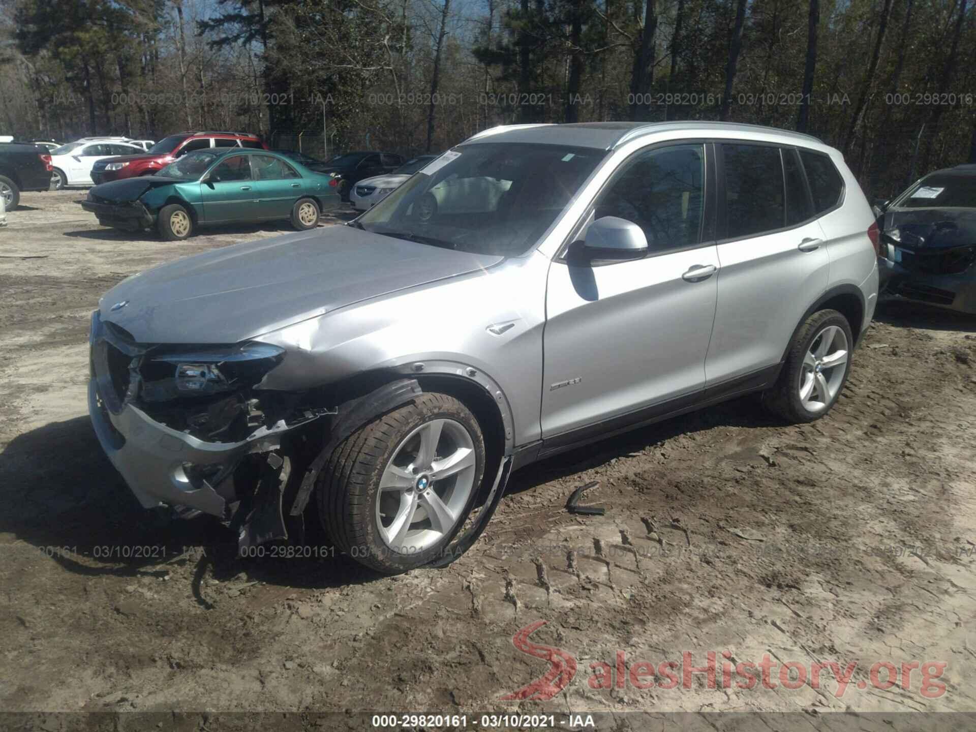 5UXWZ7C5XH0U47154 2017 BMW X3